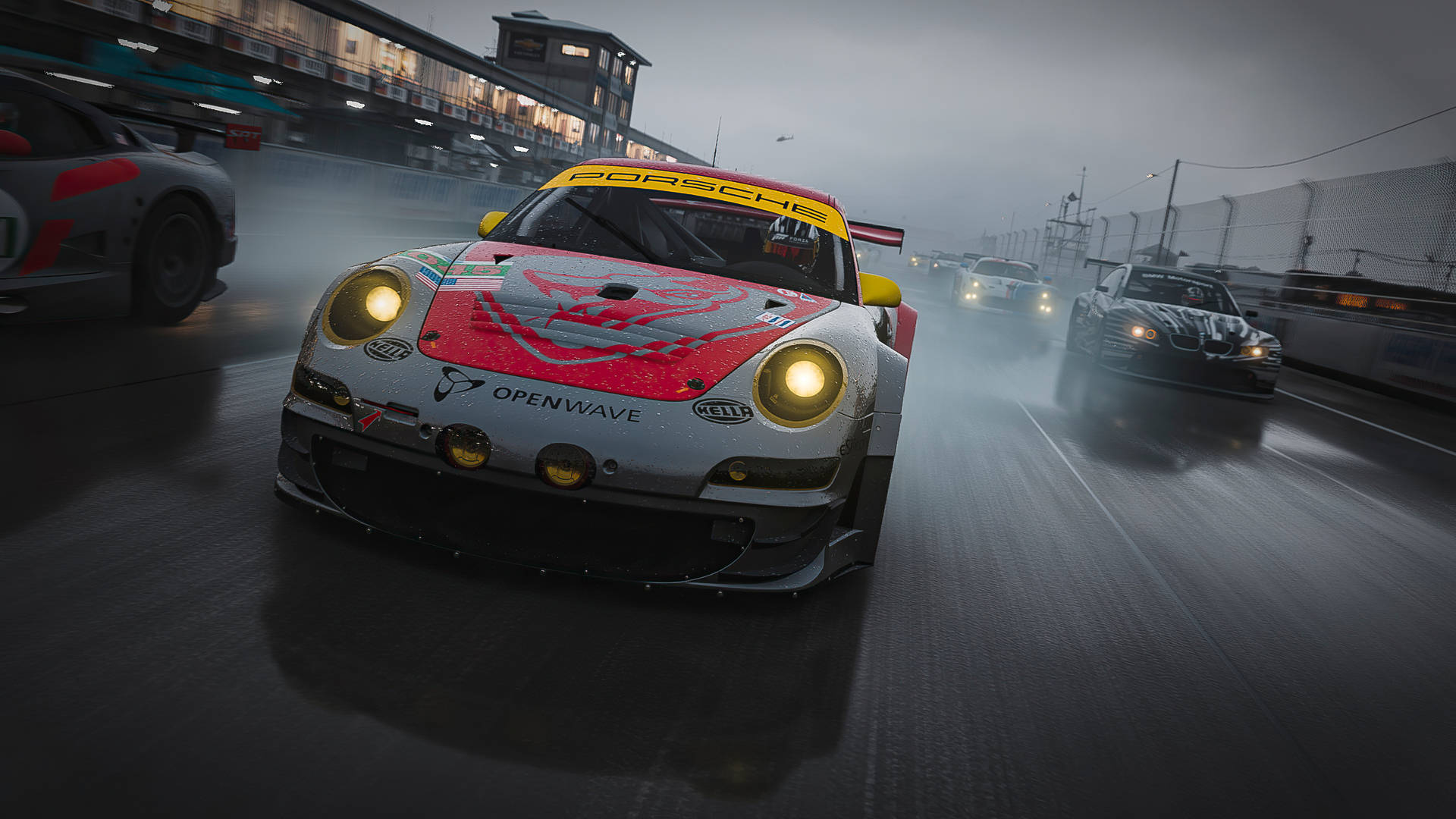 Exciting Porsche 911 Action In Forza Motorsport 7 Background