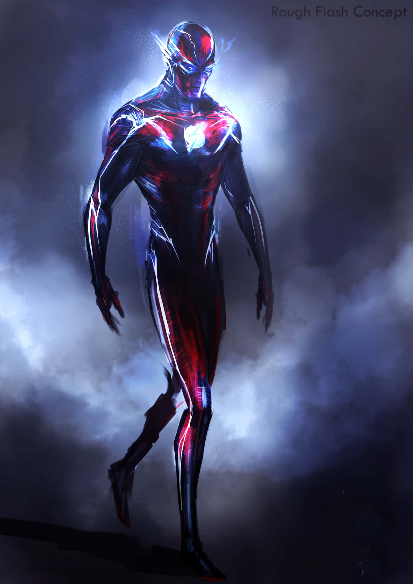 Exciting Superhero Adventures With Cool Flash! Background