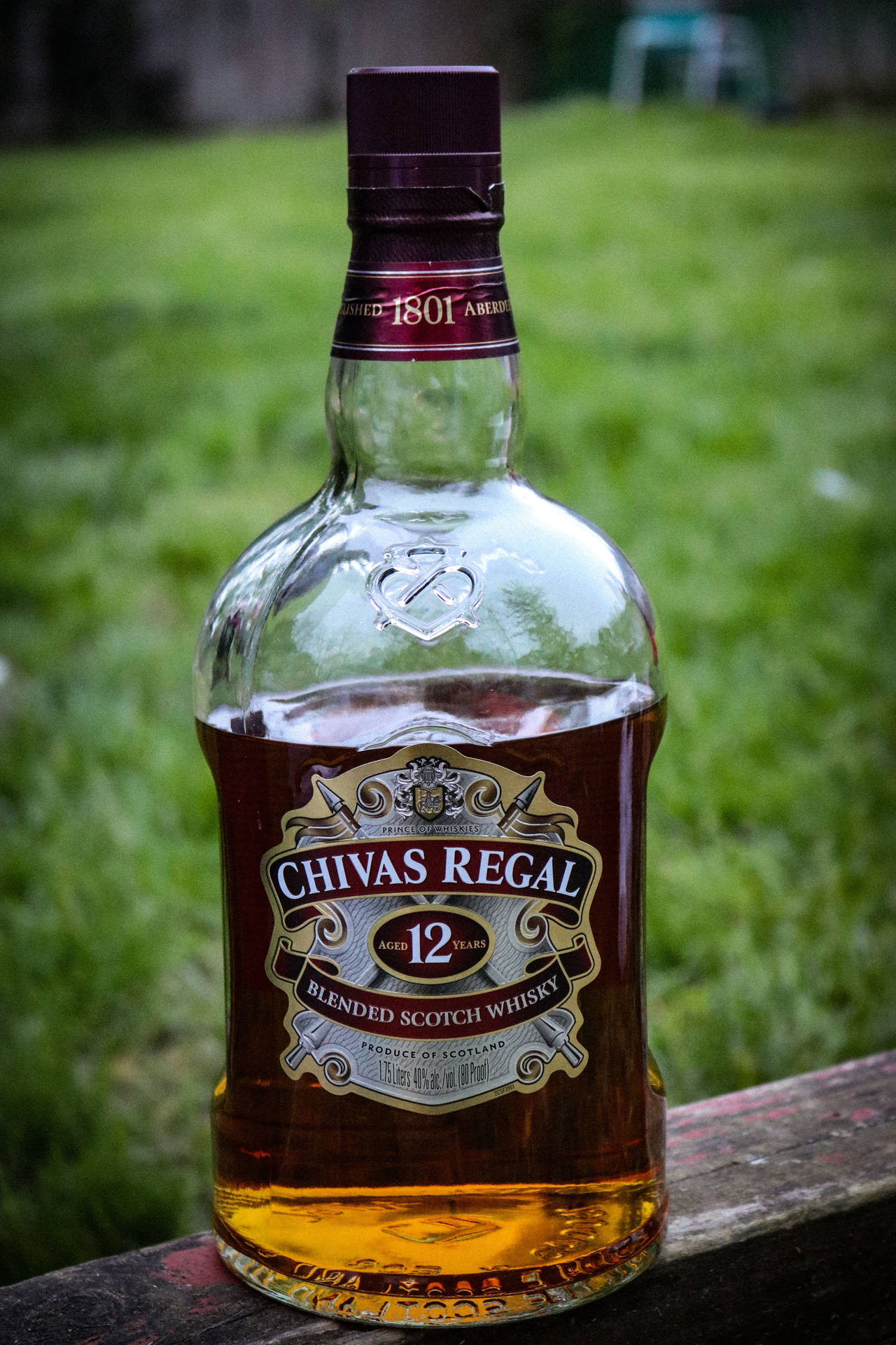 Exclusive Outdoor Enjoyment With Chivas Regal Whisky Background