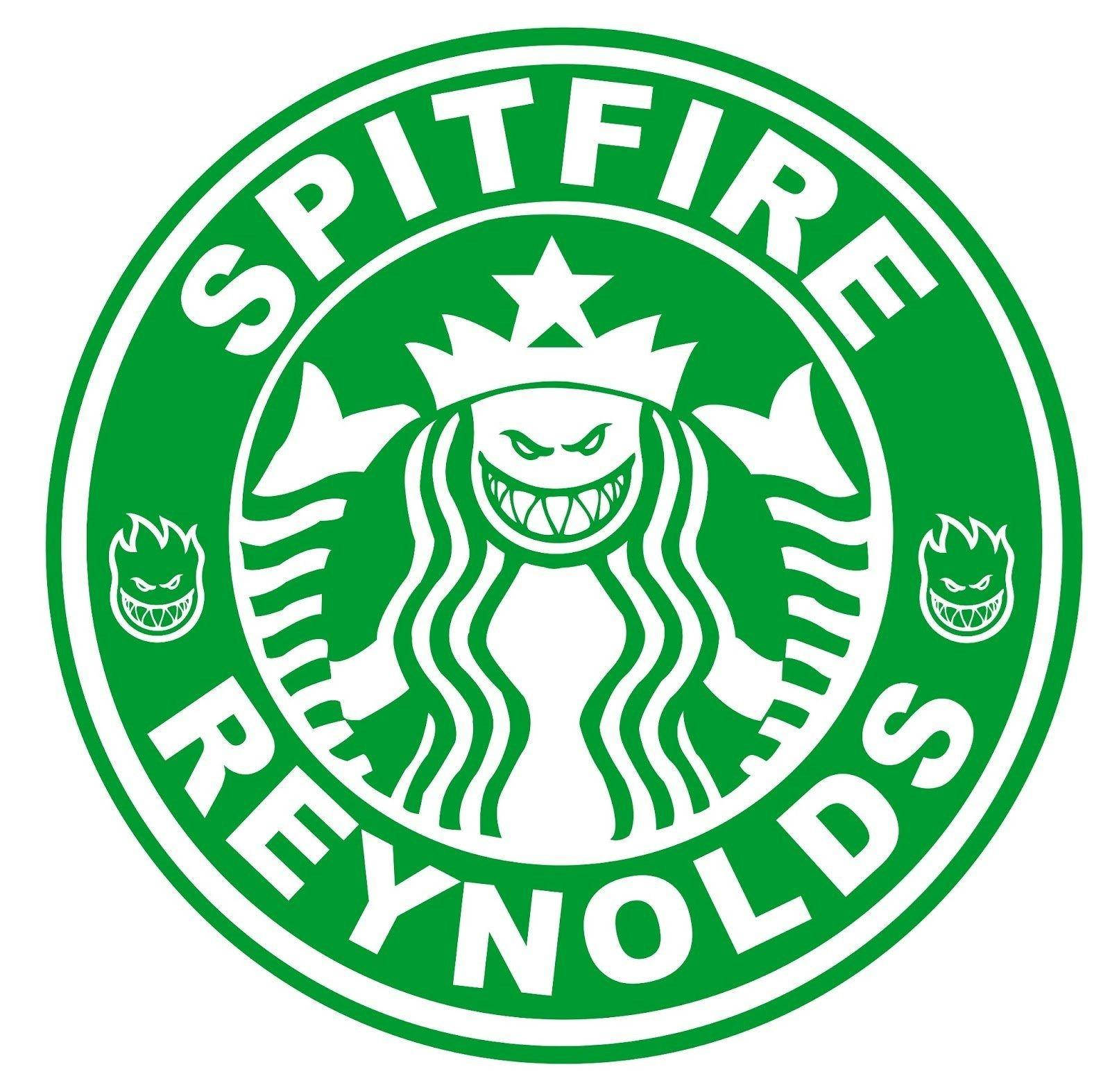 Exclusive Starbucks Spitfire Logo Design Background