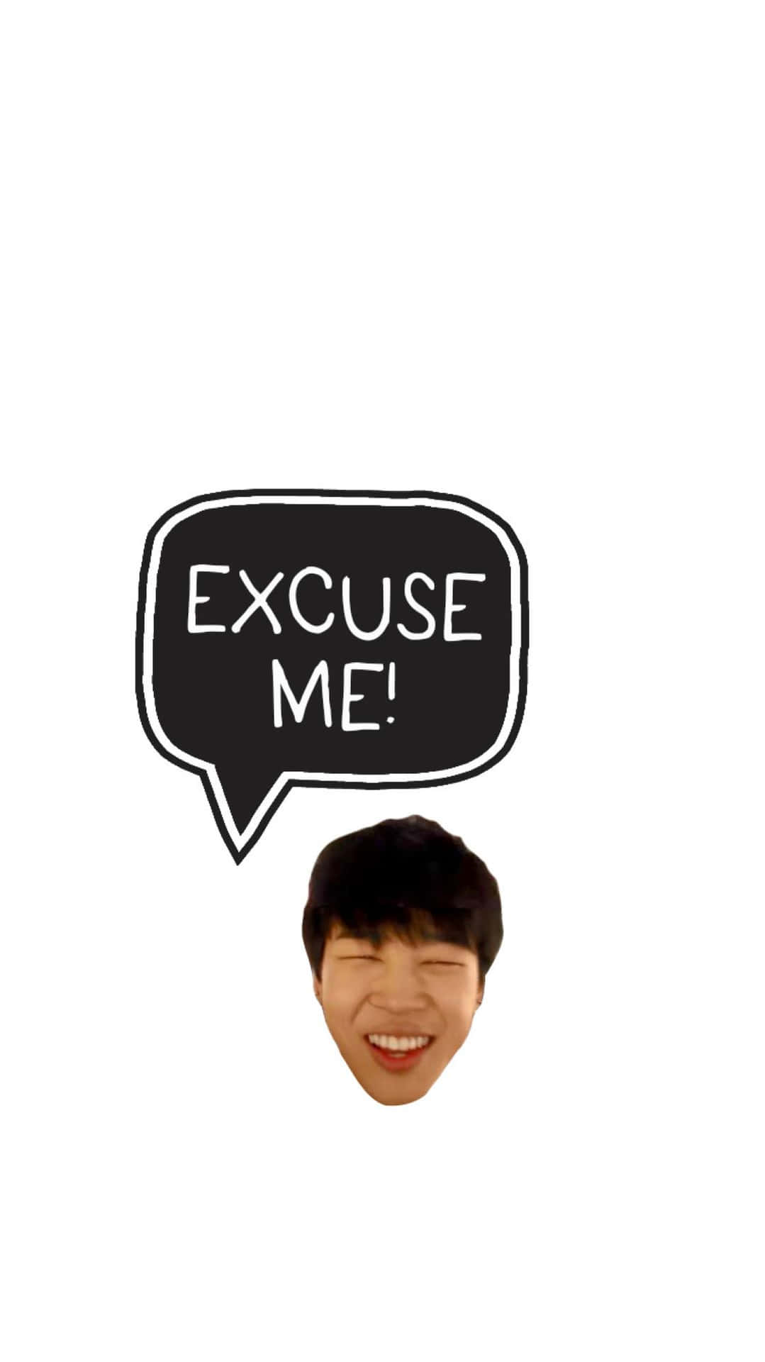 Excuse Me_ Speech Bubble_ Laughing Face.jpg Background