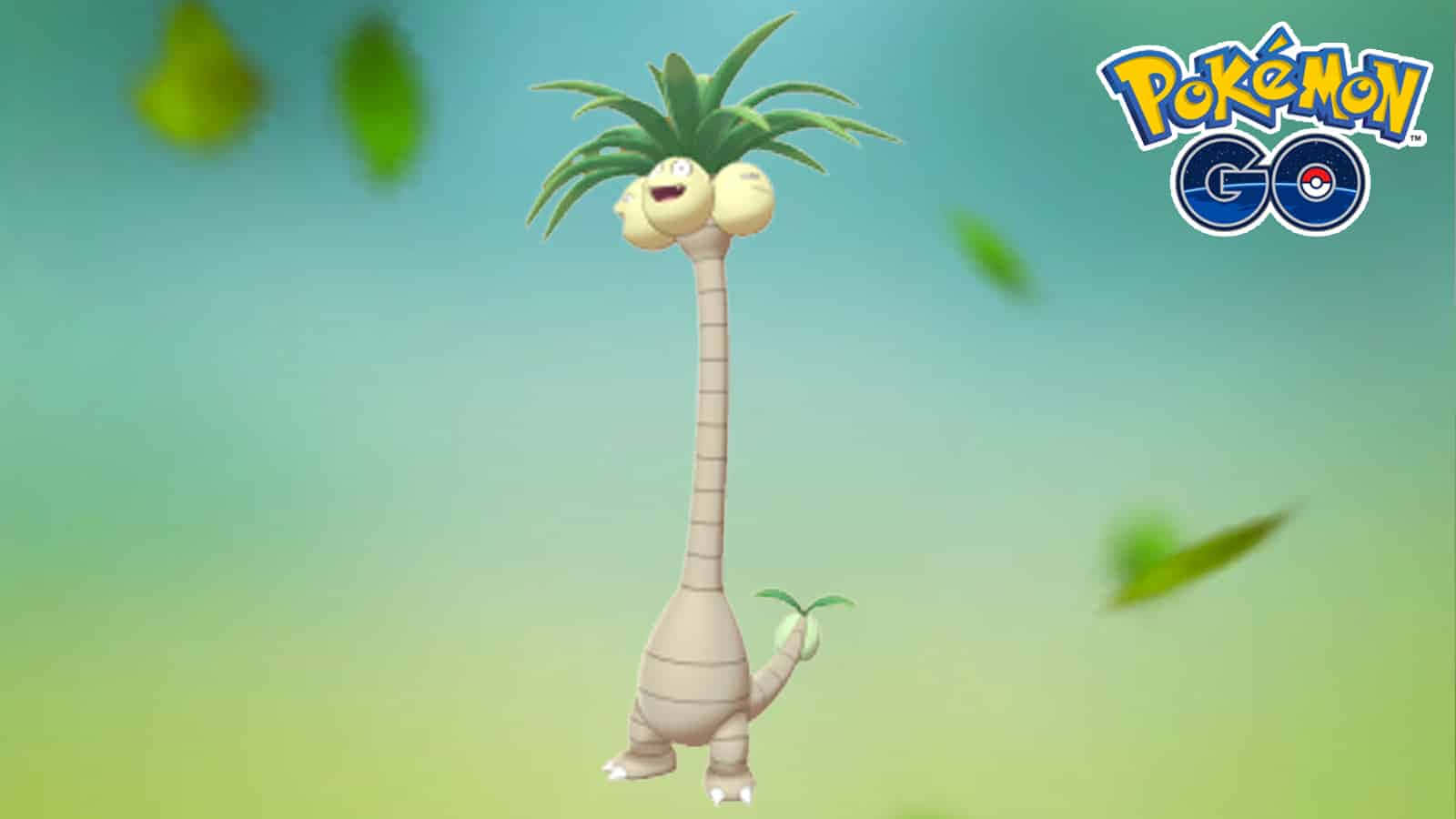 Exeggutor Against Gradient Background Background