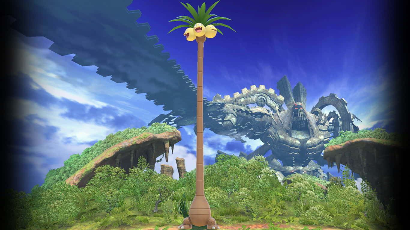 Exeggutor And Mechonis Background