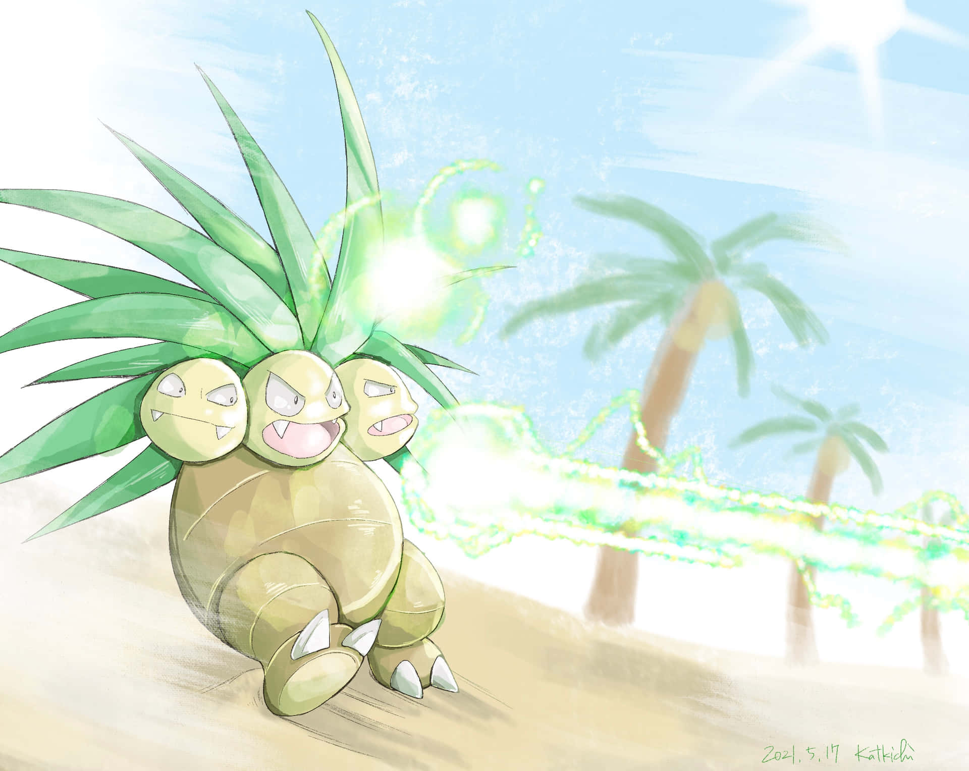 Exeggutor Using Power