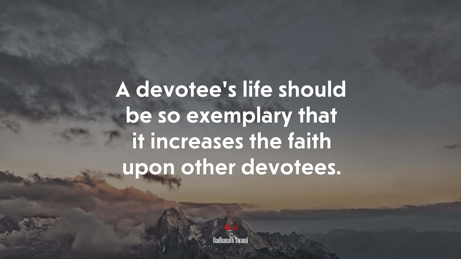 Exemplary Life Quote Background