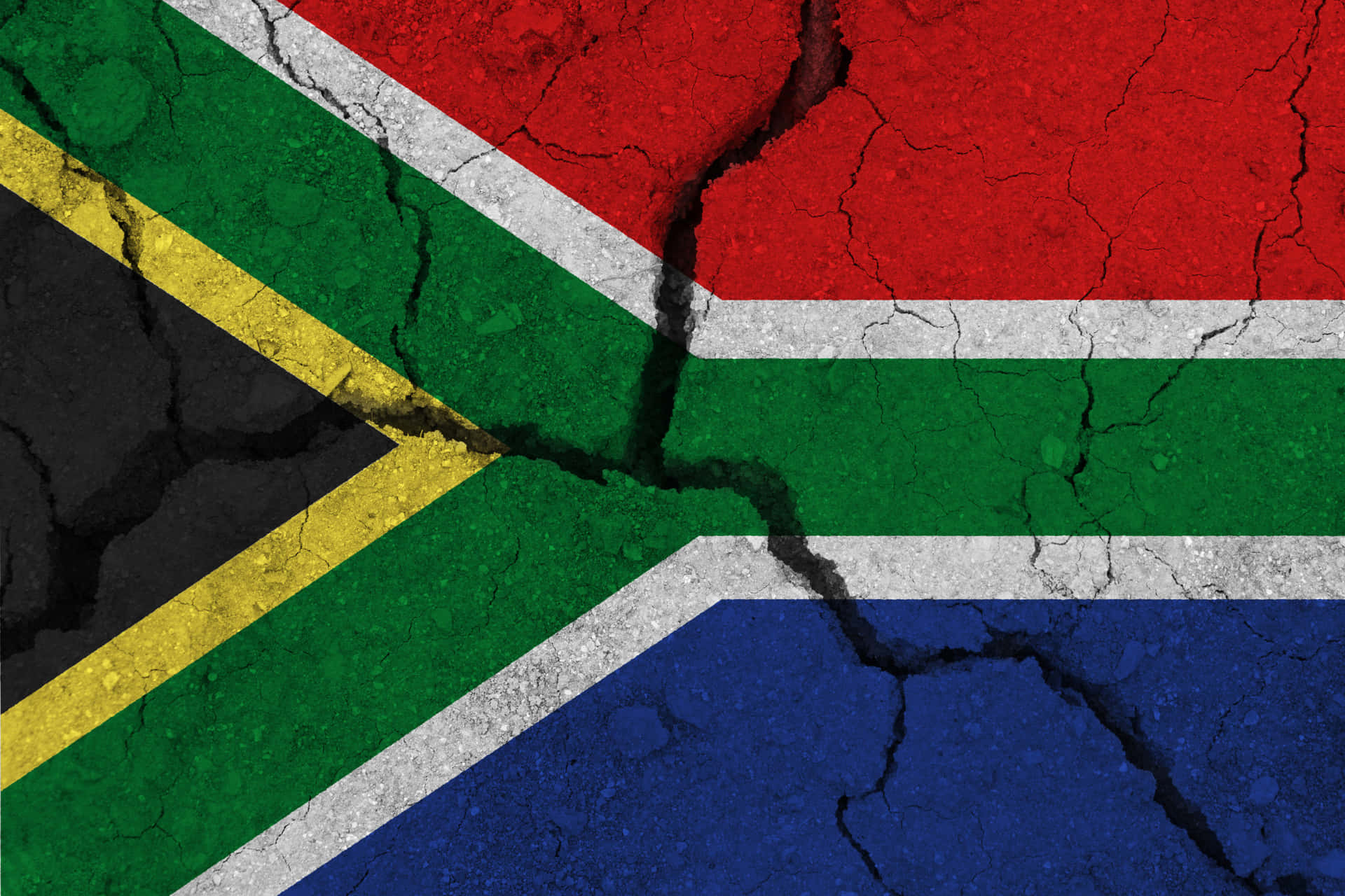 Exemplary South Africa Flag Background