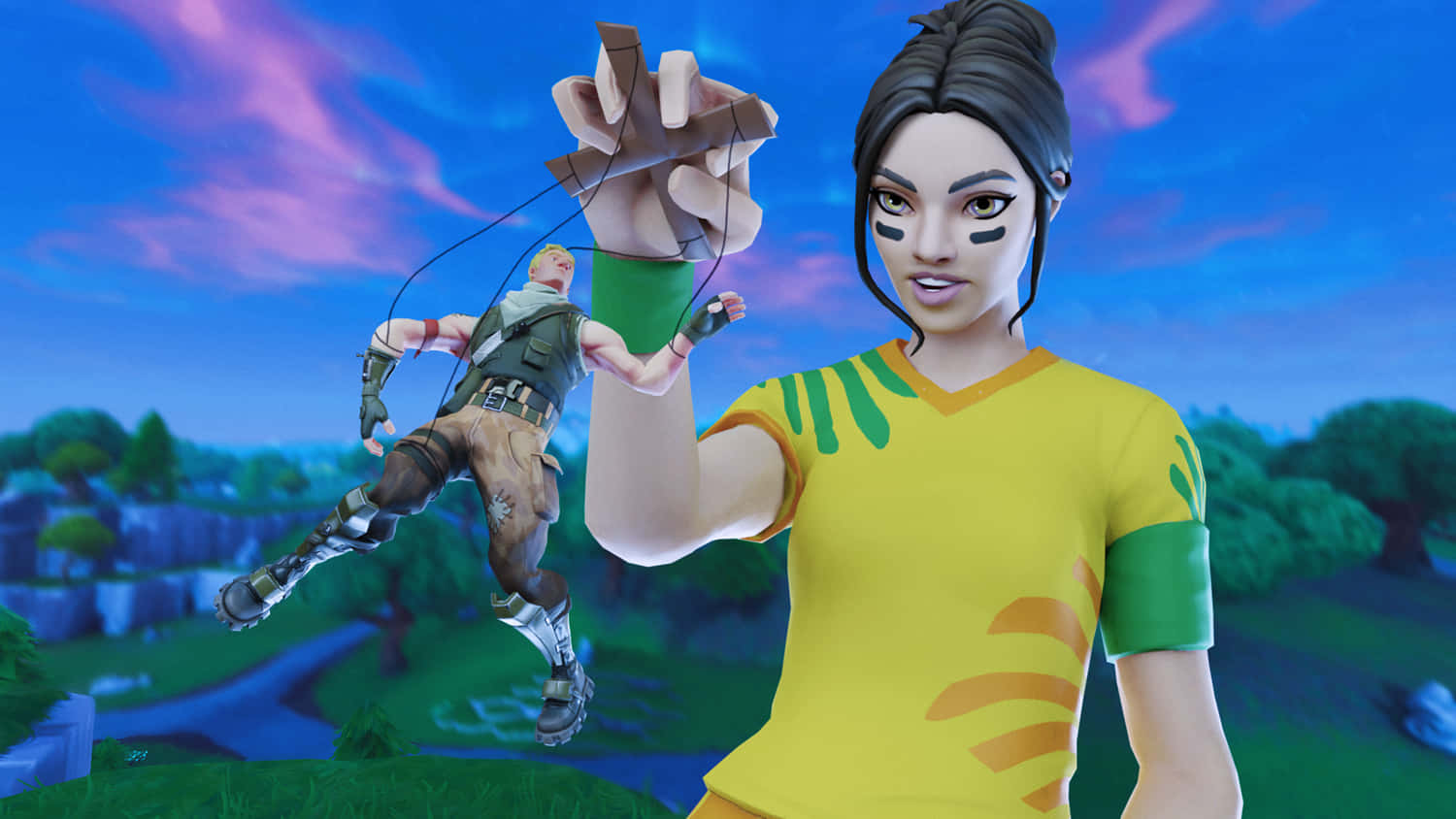 Exerting Every Effort On The Soccer Field Background