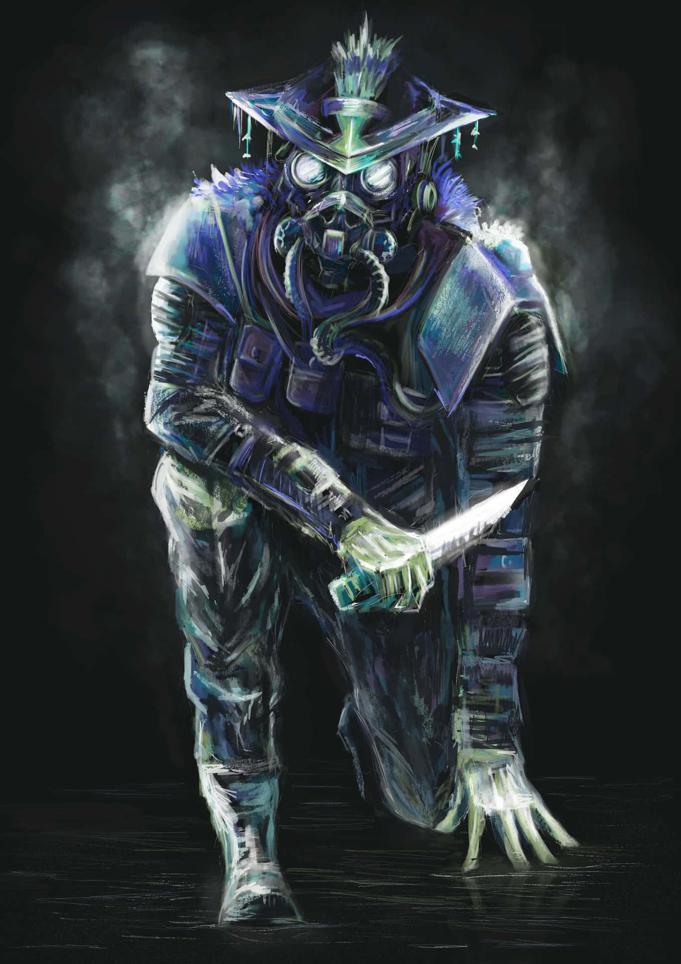 Exhilarating Battle Play With Apex Legends Bloodhound Background