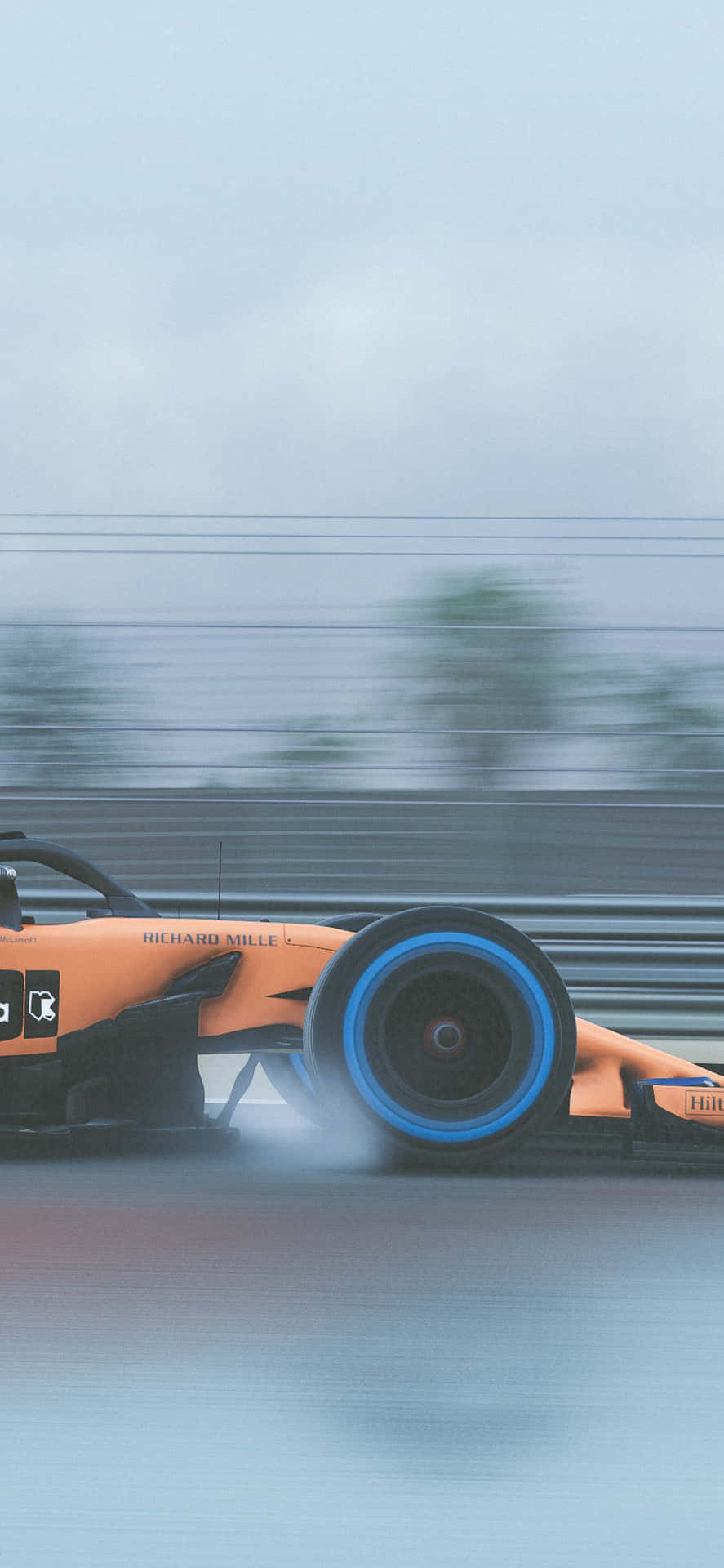 Exhilarating Formula 1 Racing Action On Your Iphone Screen Background