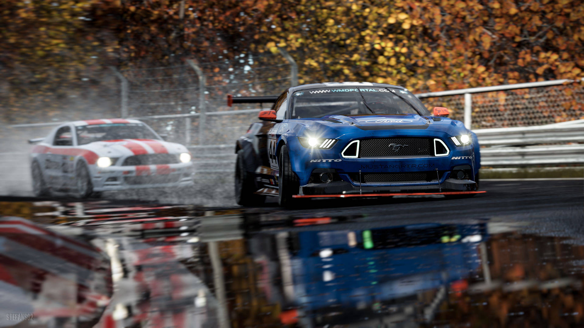 Exhilarating Race With Ford Mustang Rtr In Project Cars 2 Background