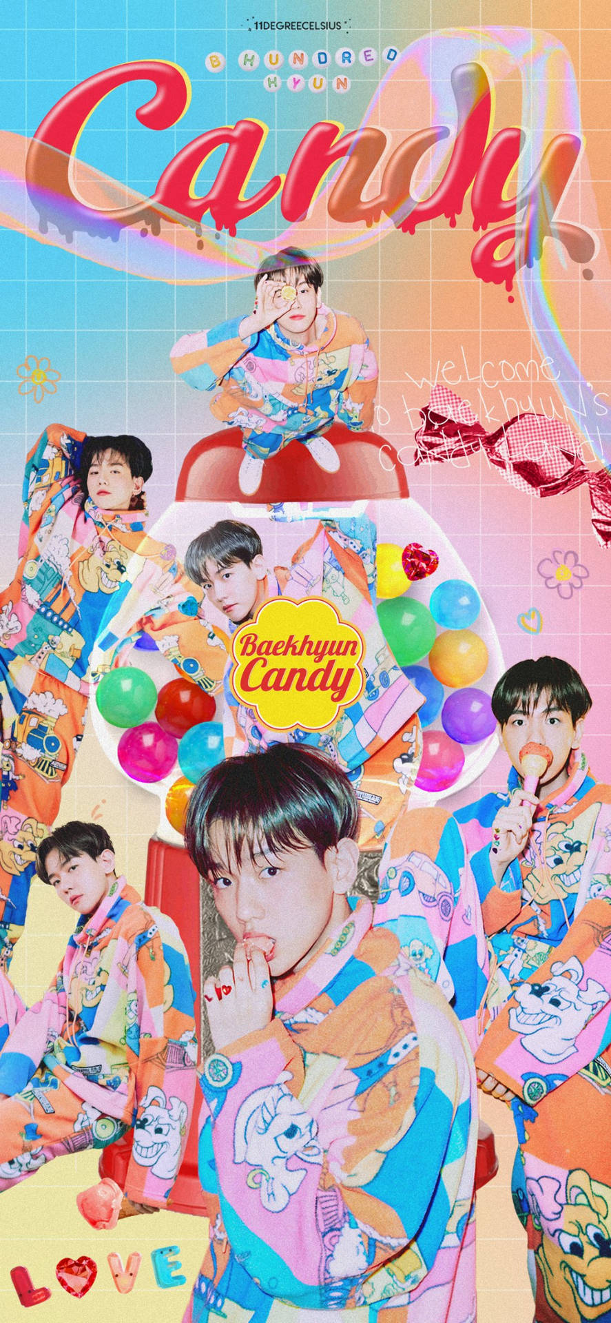 Exo Baekhyun Candy Background