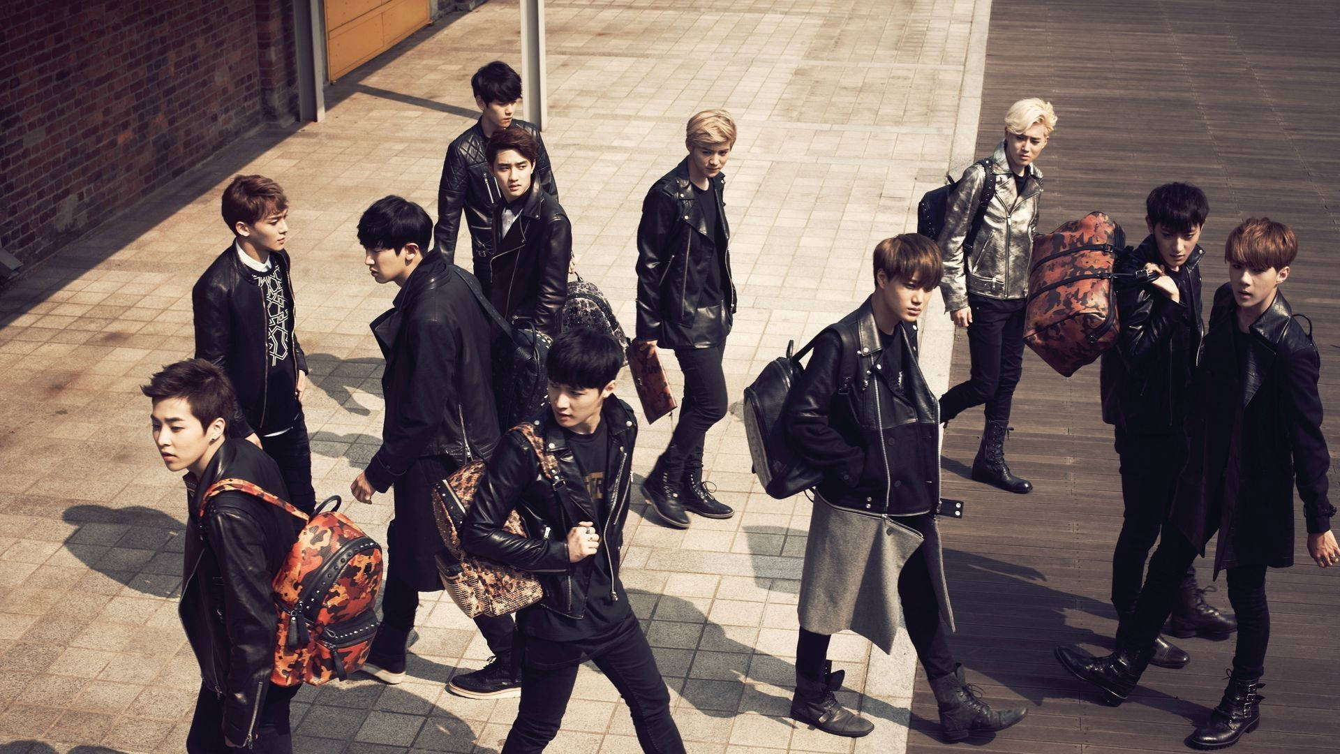 Exo Desktop Wallpapers Featuring Mcm Collection Background