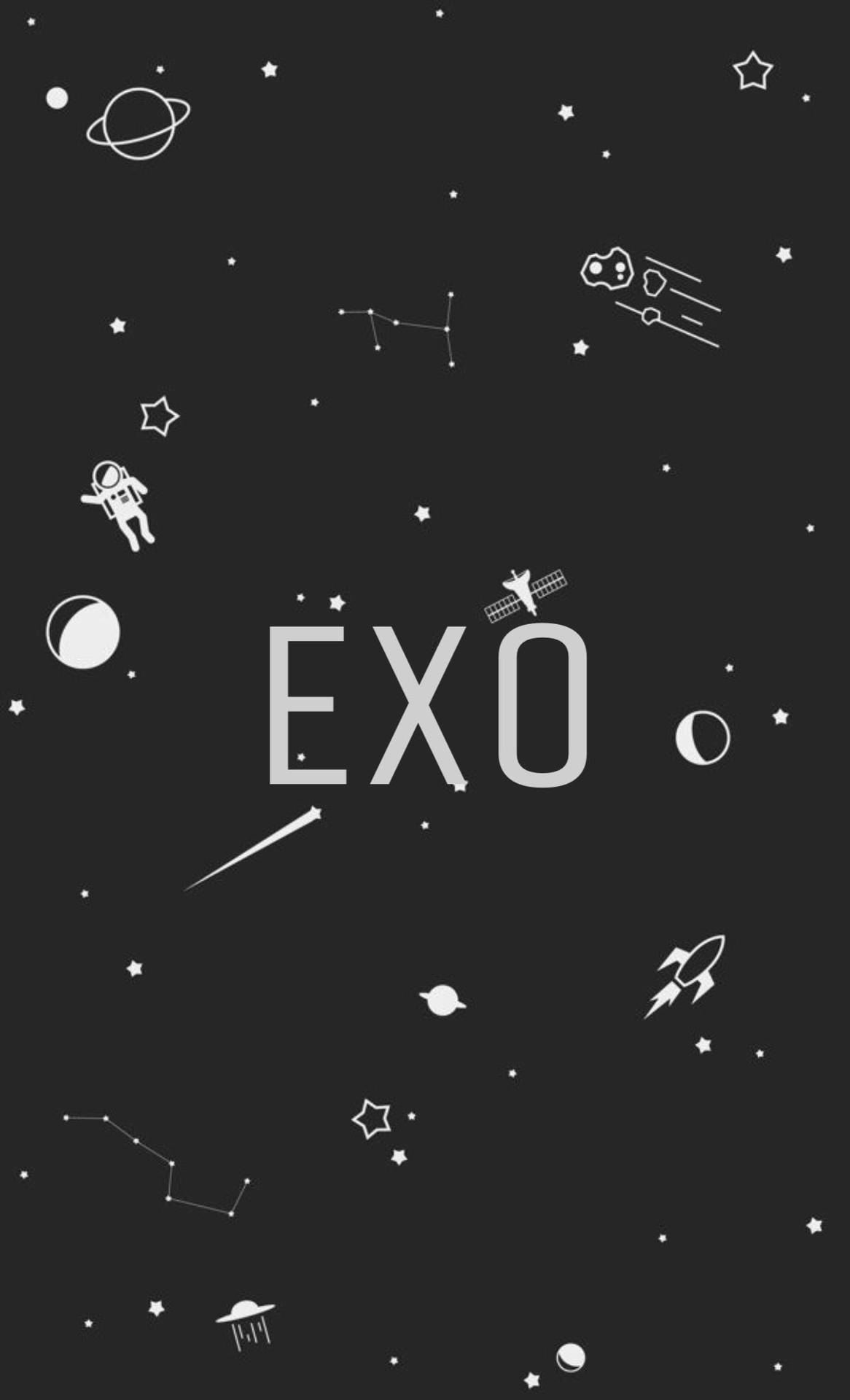Exo Galaxy Fan Art Background