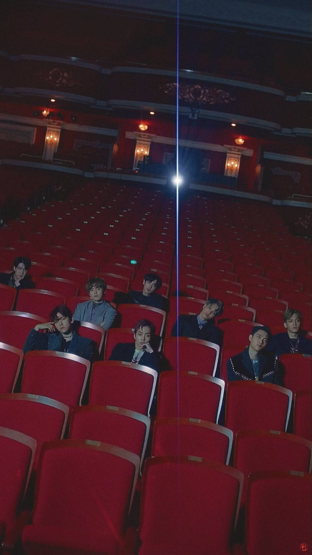 Exo In Broadway Theater Background