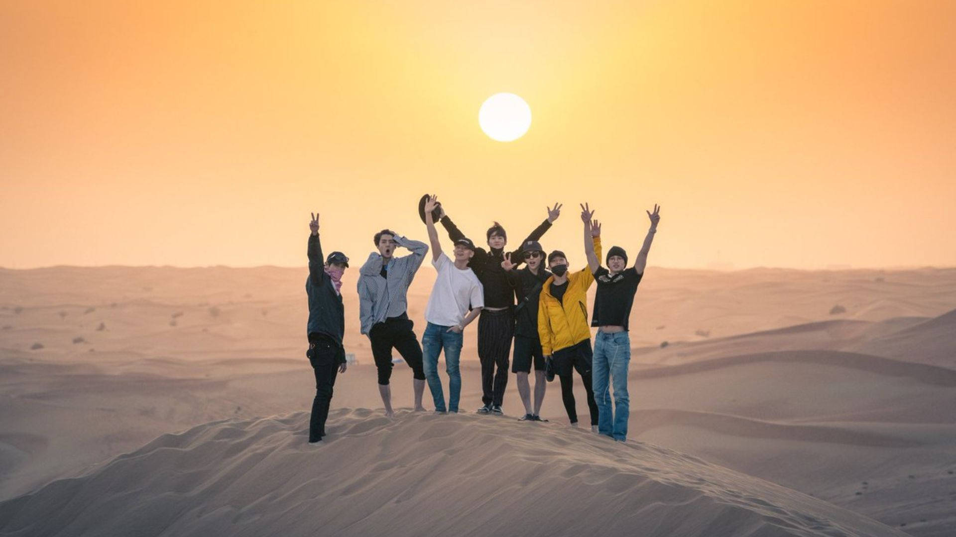 Exo In Dubai Photoshoot Background