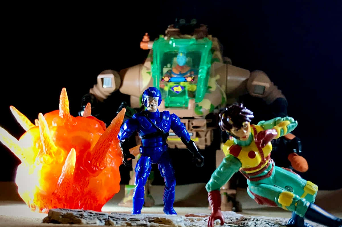 Exosquad Action Figures Background
