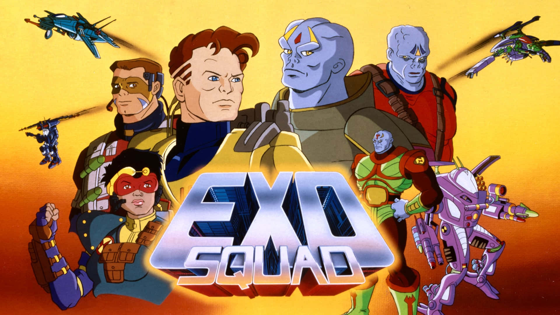 Exosquad Show Poster Background