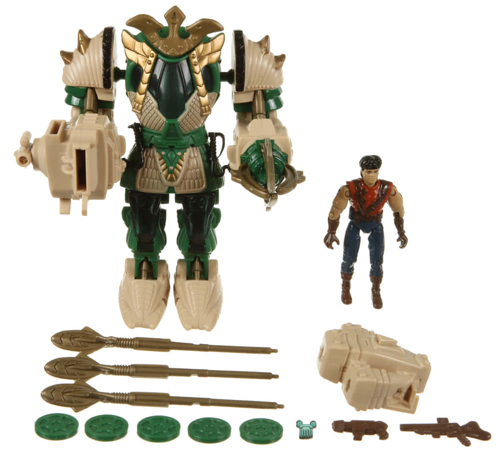 Exosquad Toy Collection Showcased Expansively Background