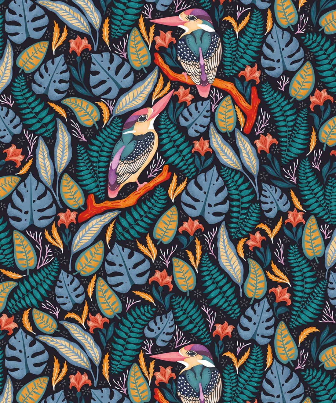 Exotic Intricate Leaves Art [wallpaper]