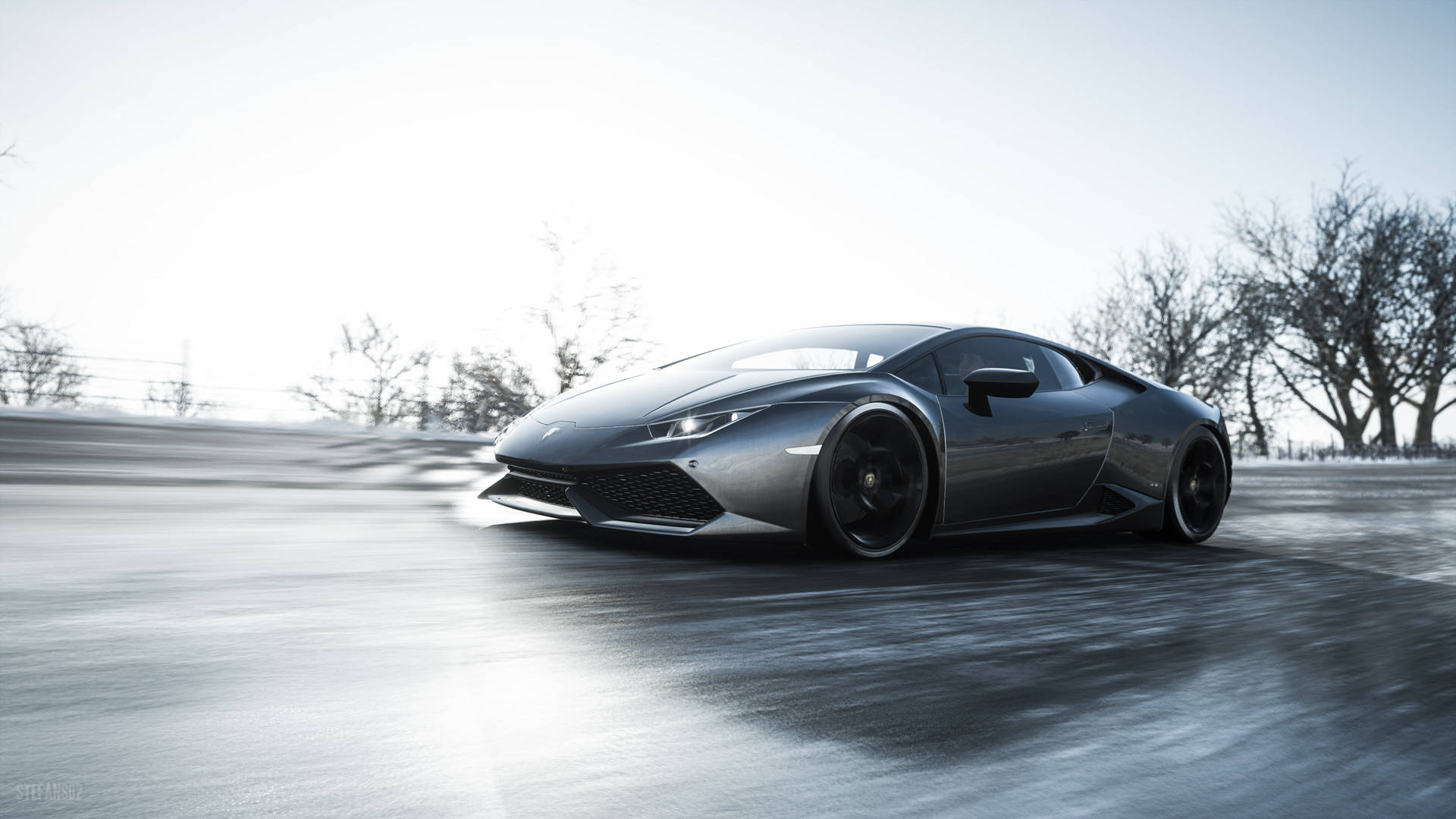 Exotic Speed - Lamborghini Huracan In Forza Horizon 4 Background