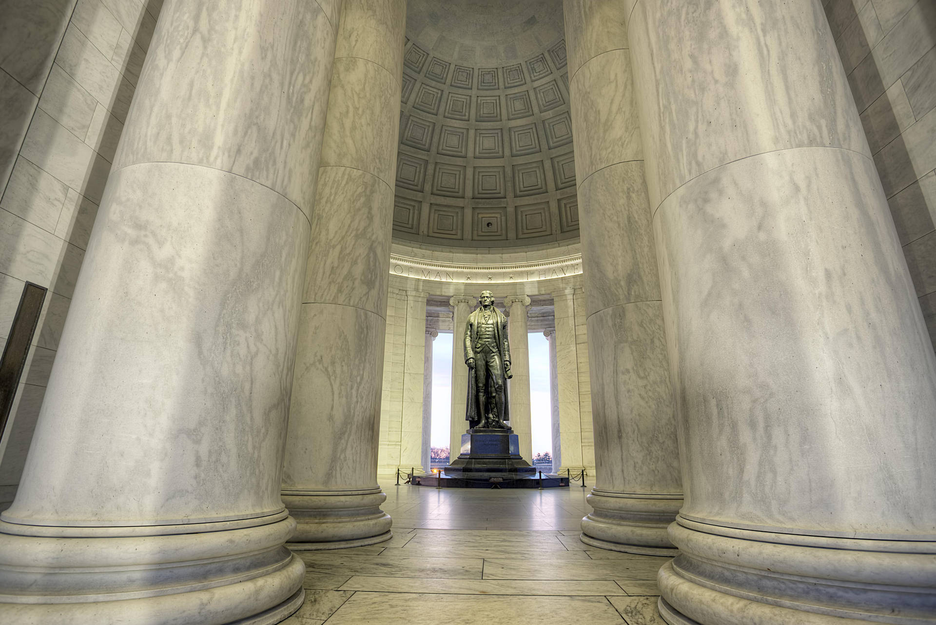 Expansive Interior Jefferson Memorial