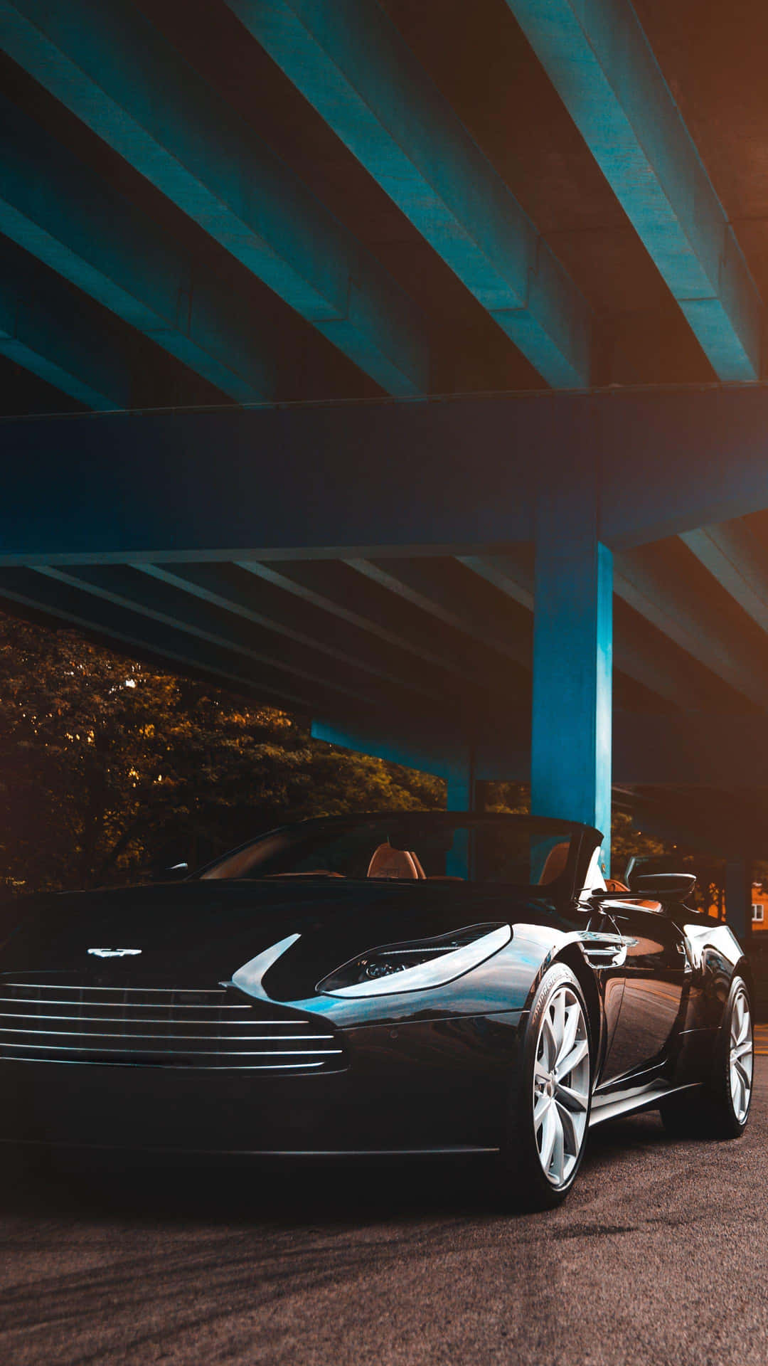 Expensive Aston Martin Black Background