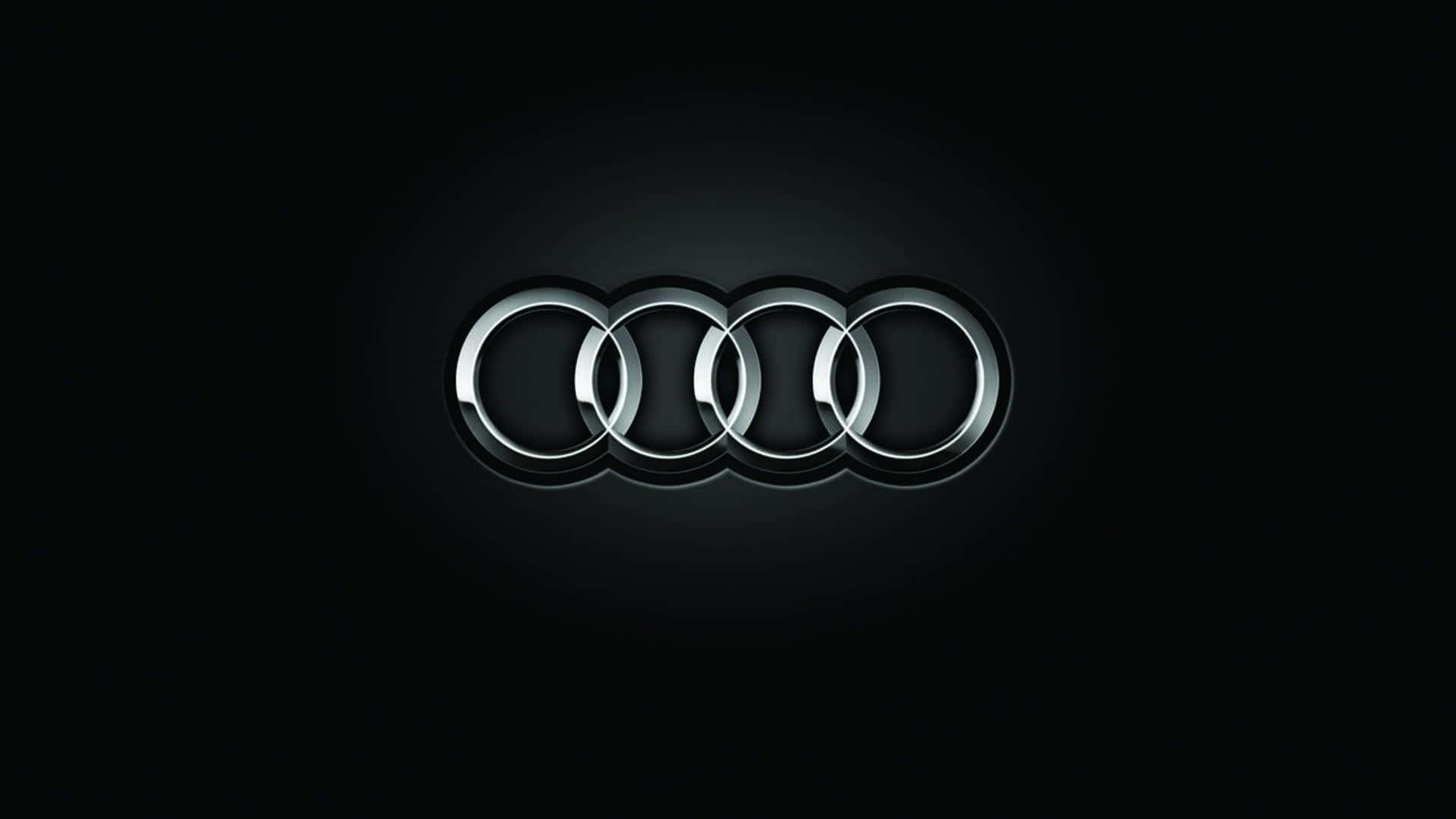 Expensive Audi Logo Background