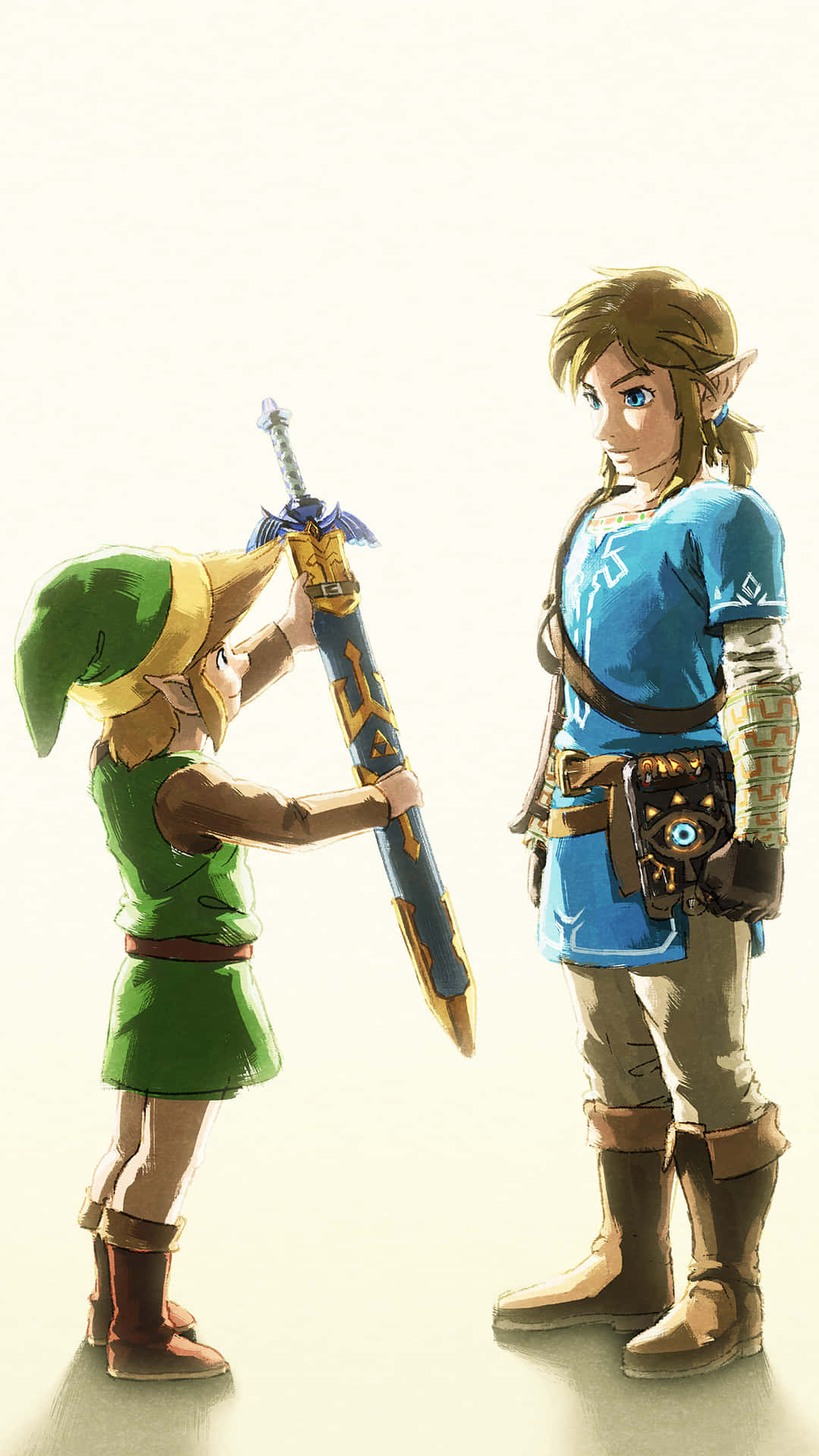 Experience A Nostalgic Journey With The Officially Licensed Zelda Phone. Background