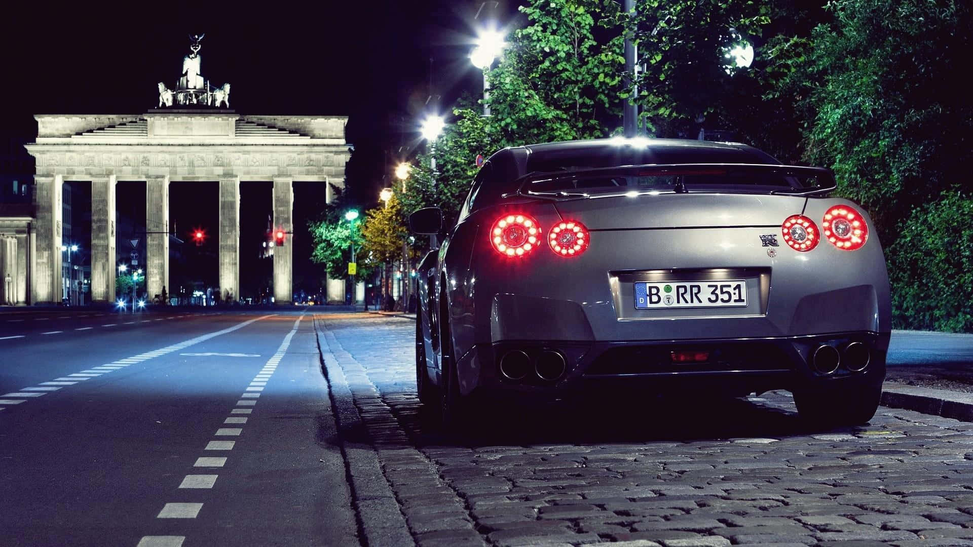 Experience A Thrill Ride With The Nissan Gtr Background