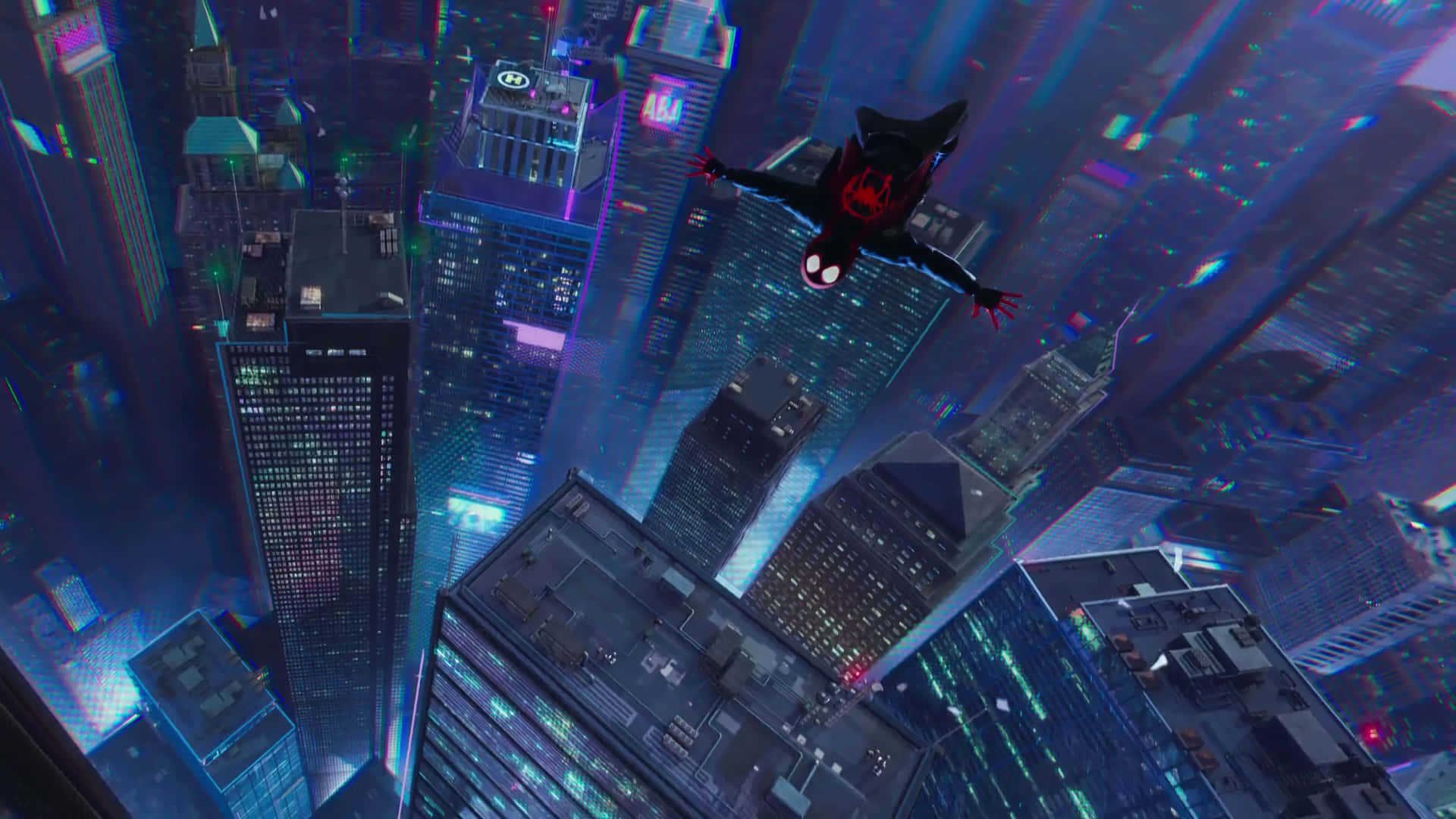 Experience A Web-slinging Adventure In 4k With Spider-man: Into The Spider-verse! Background