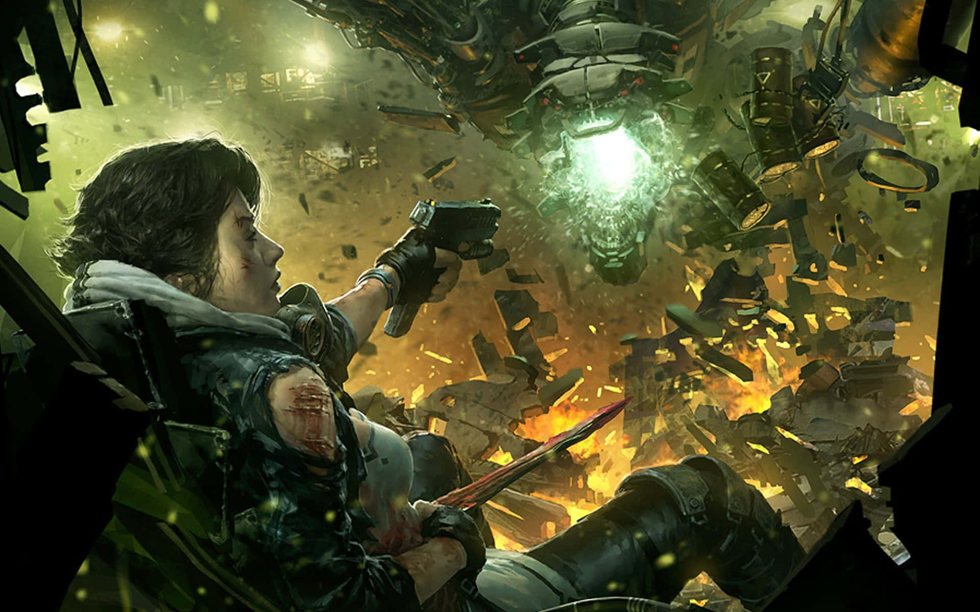 Experience A Whole New World Of Technology And Magic With Shadowrun Background
