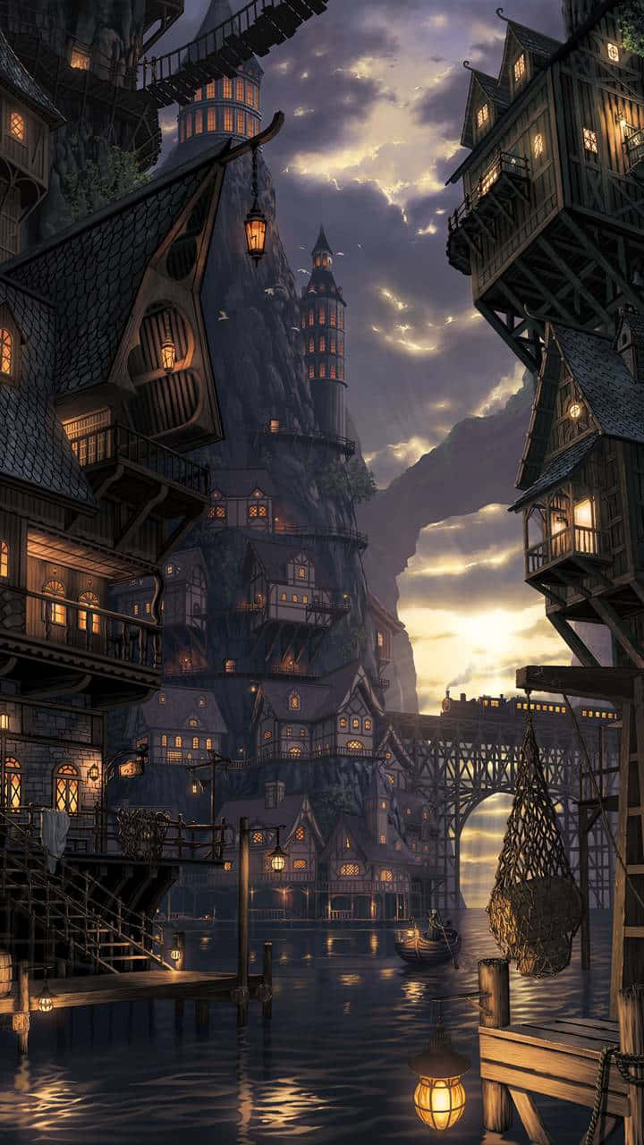 Experience A World Of Imagination On Fantasy Phone Background