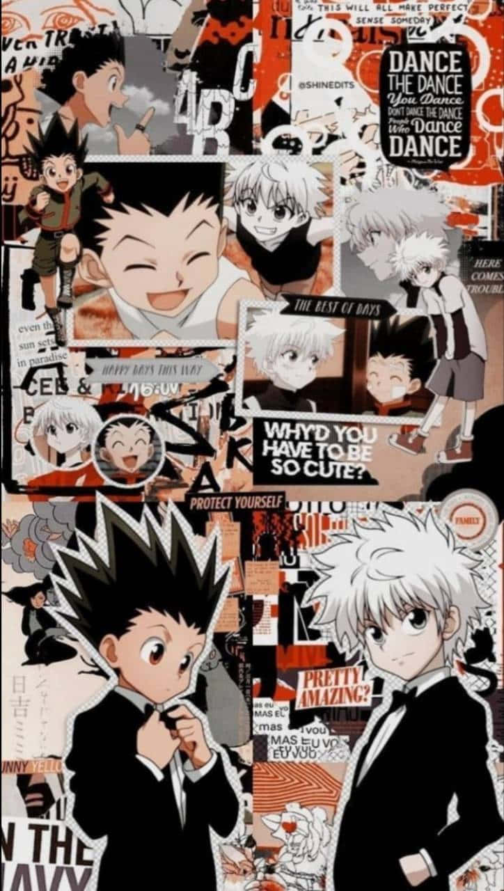 Experience Adventure And Excitement With Gon And Killua Background