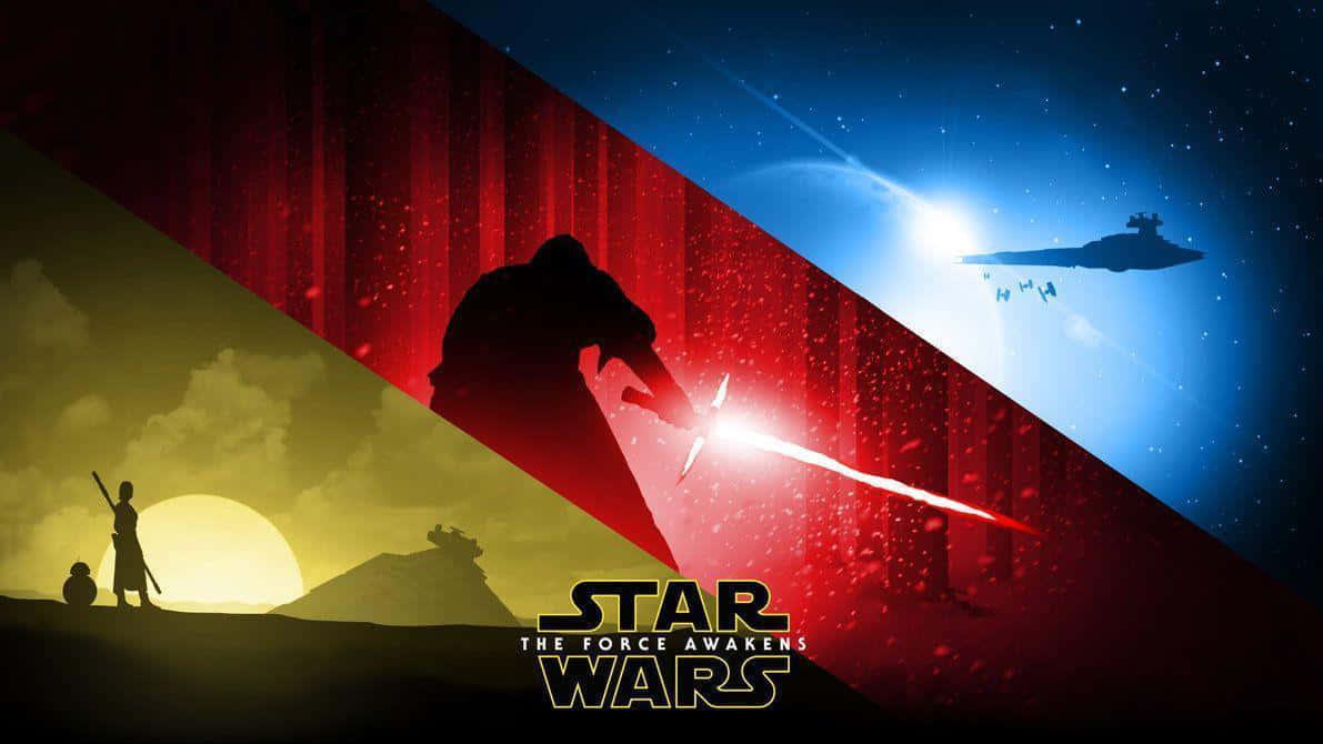 “experience An Epic Adventure In The Force Awakens” Background