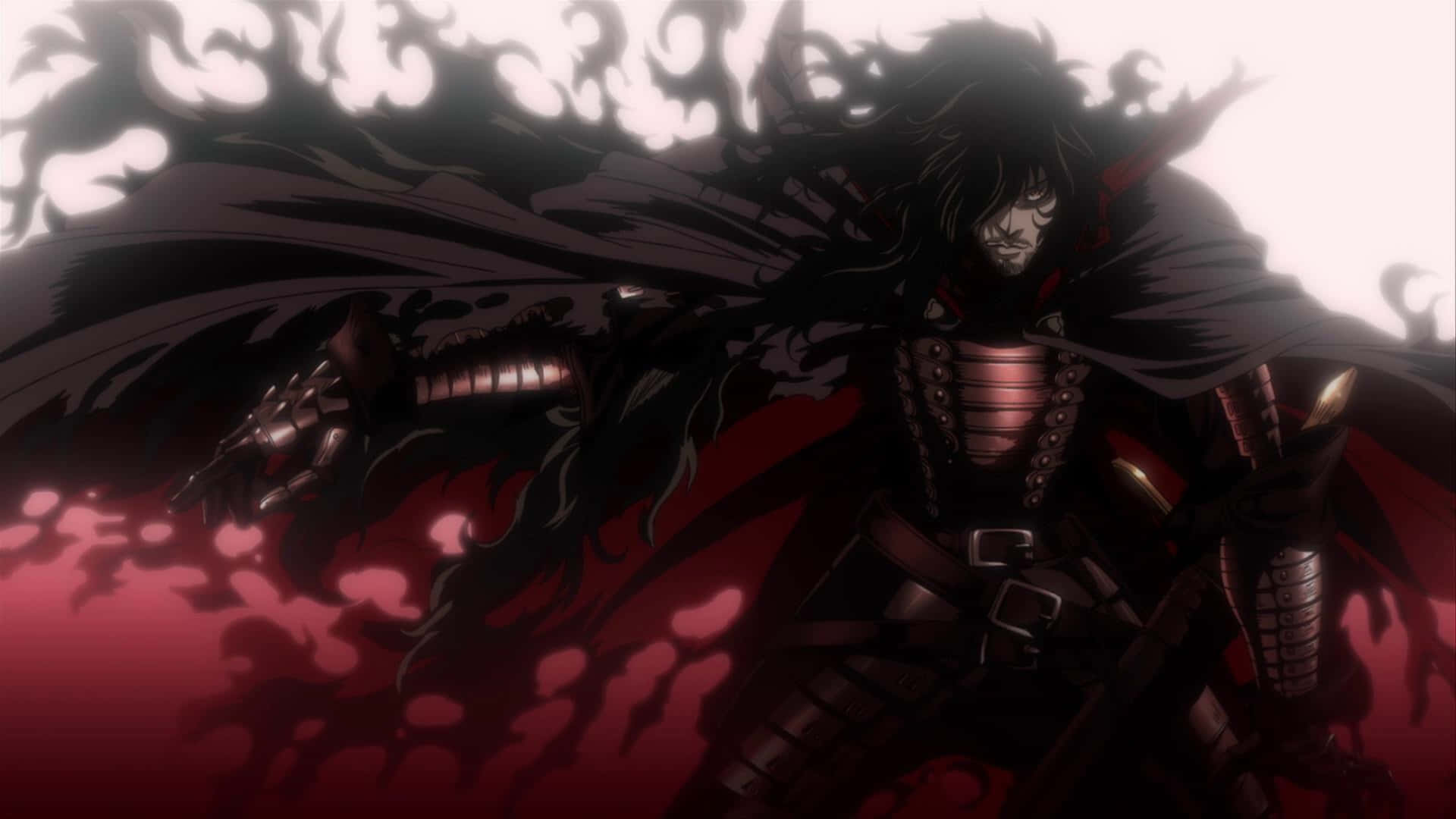 Experience An Intense Action-packed Horror Animation With Hellsing Ultimate 4k Background
