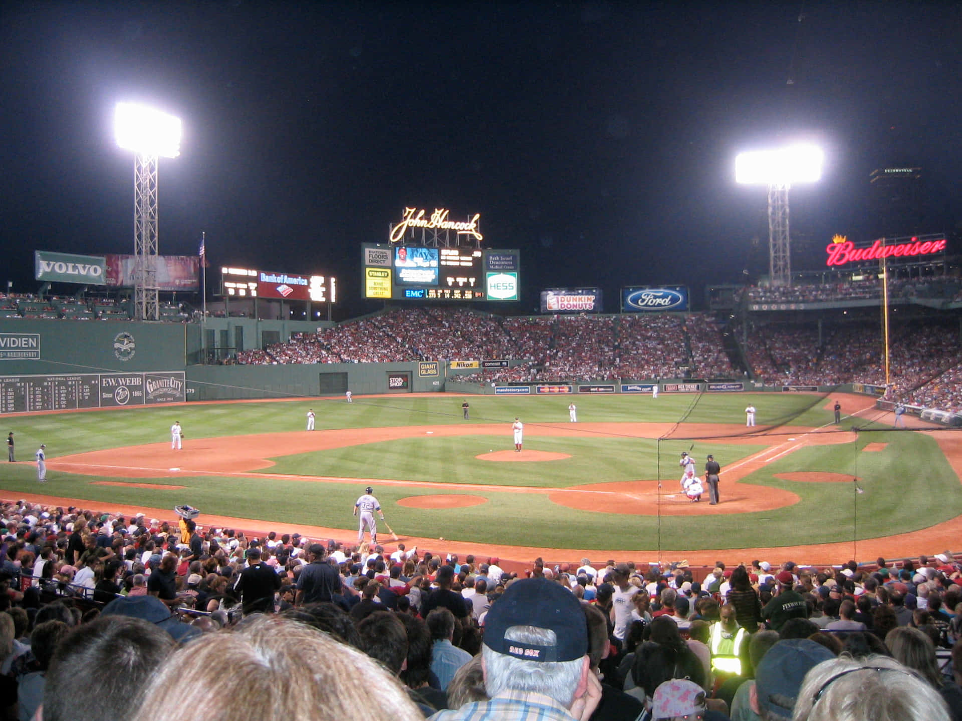 Experience Baseball History At Fenway Park, Home To The Boston Red Sox Background
