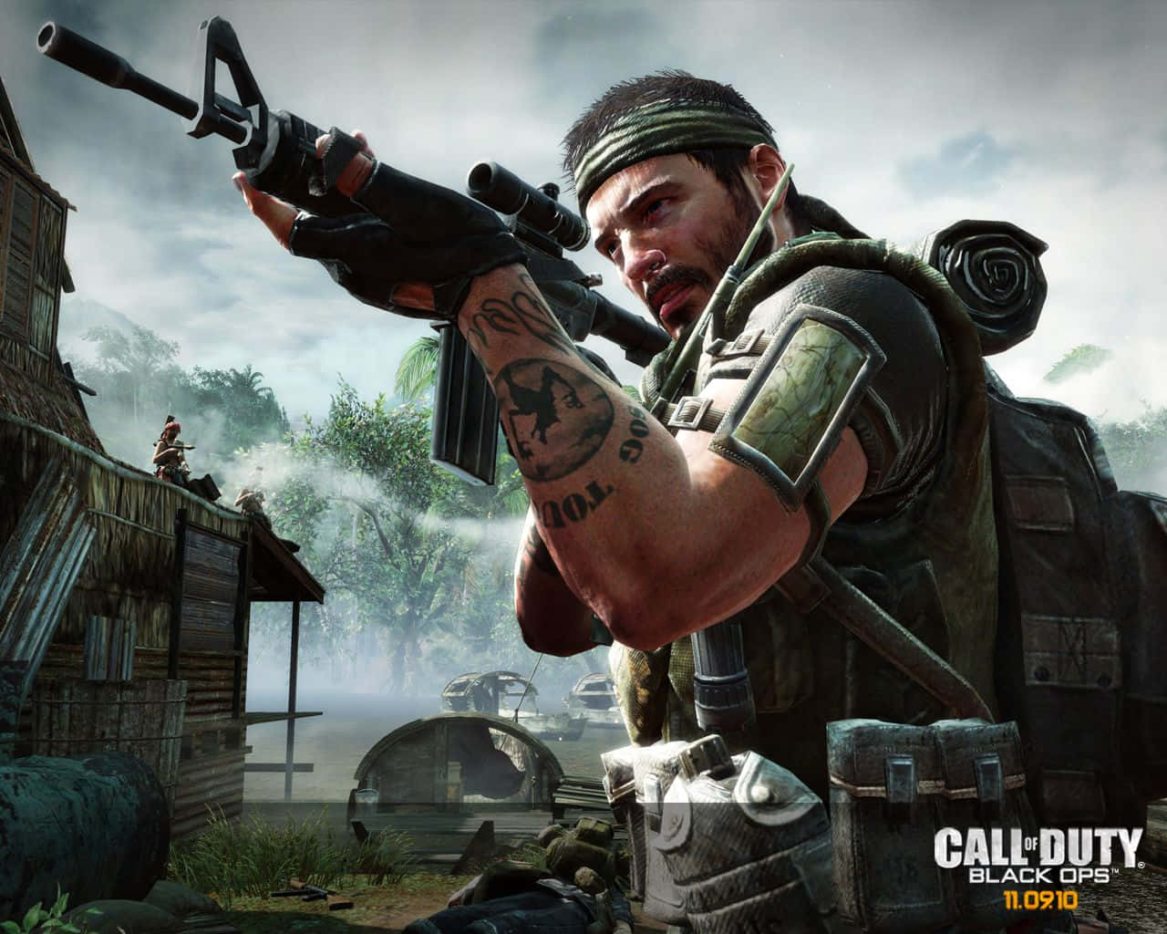 Experience Call Of Duty Black Ops And Ramp Up Excitement Background