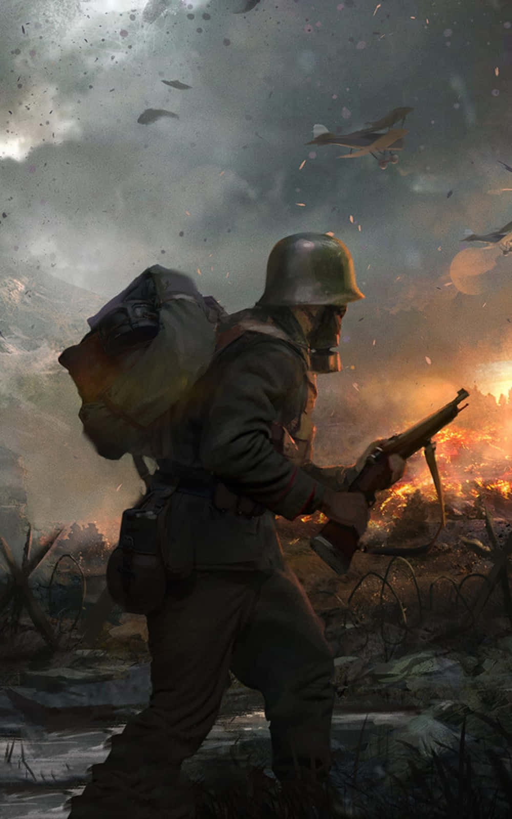 Experience Combat On A Whole New Level With Battlefield Phone Background