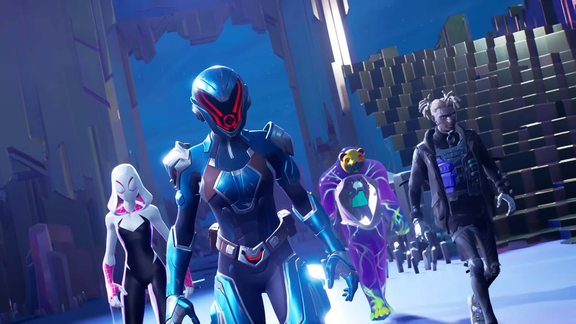 Experience Epic Adventures In Chapter 3 Season 1 Of Fortnite Background