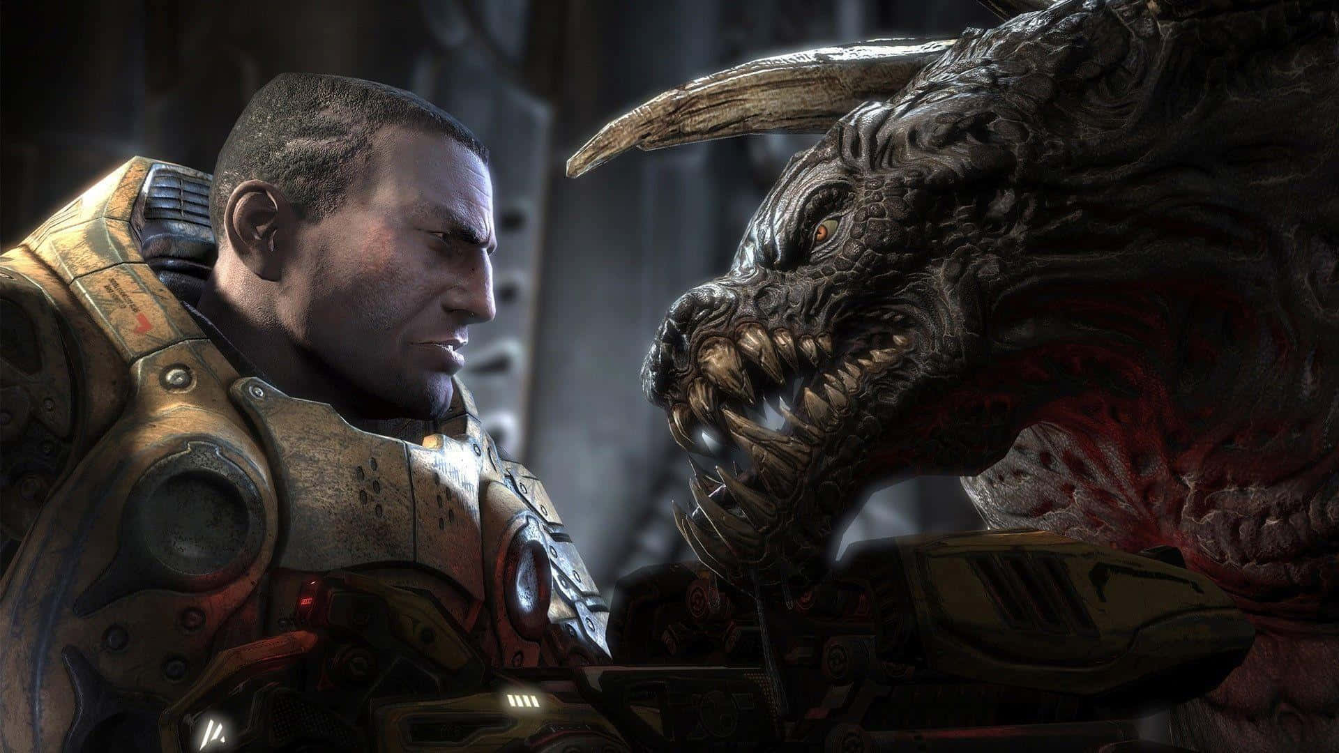 Experience Epic Battles In The Ultimate Gears Of War 5 Background