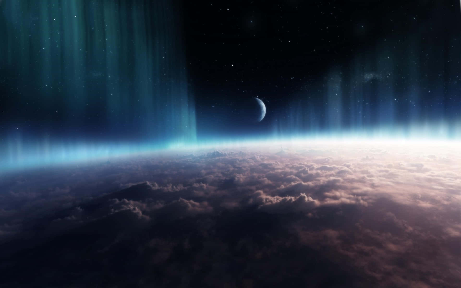 Experience Fantastic Outer Space In 3d Background