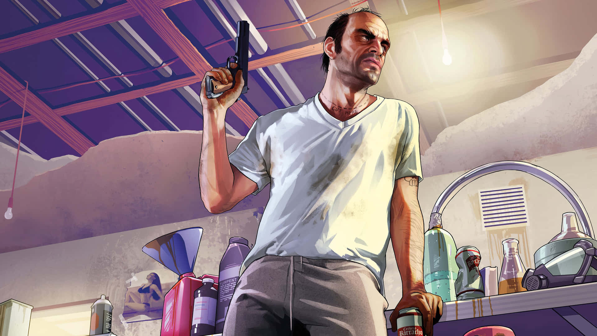 Experience Grand Theft Auto V In Stunning 4k Resolution. Background