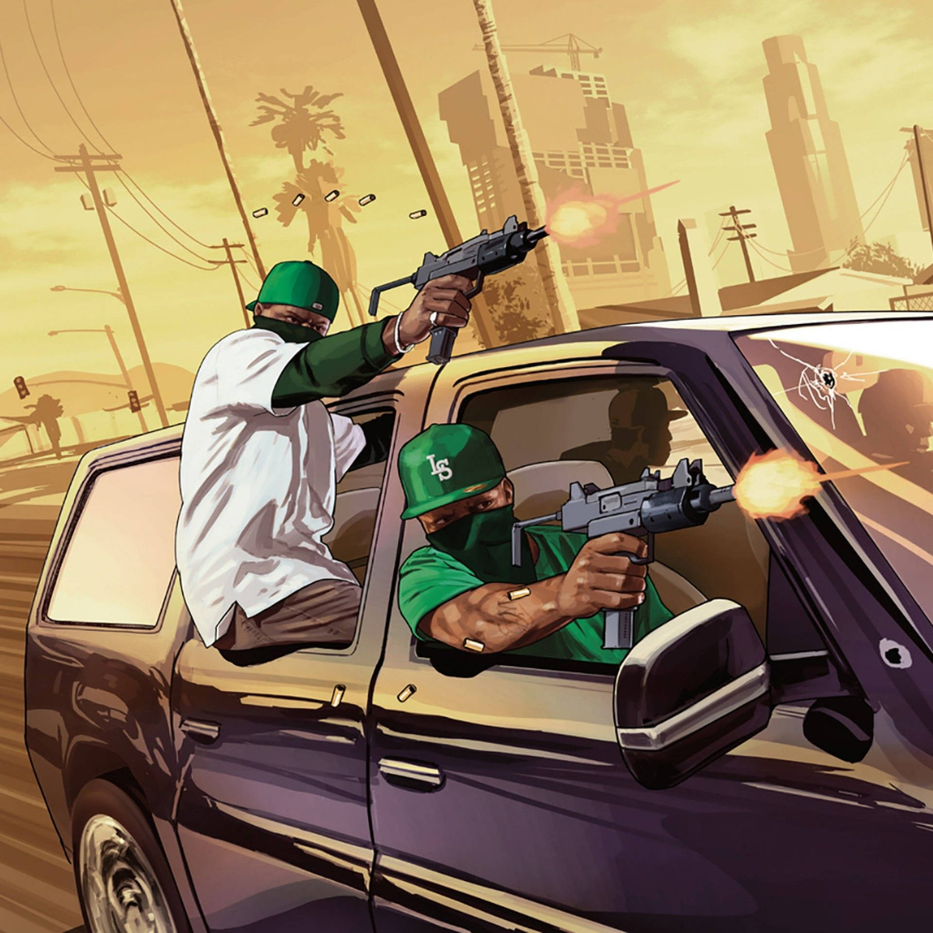 Experience Grand Theft Auto V On The Go With Your Iphone! Background