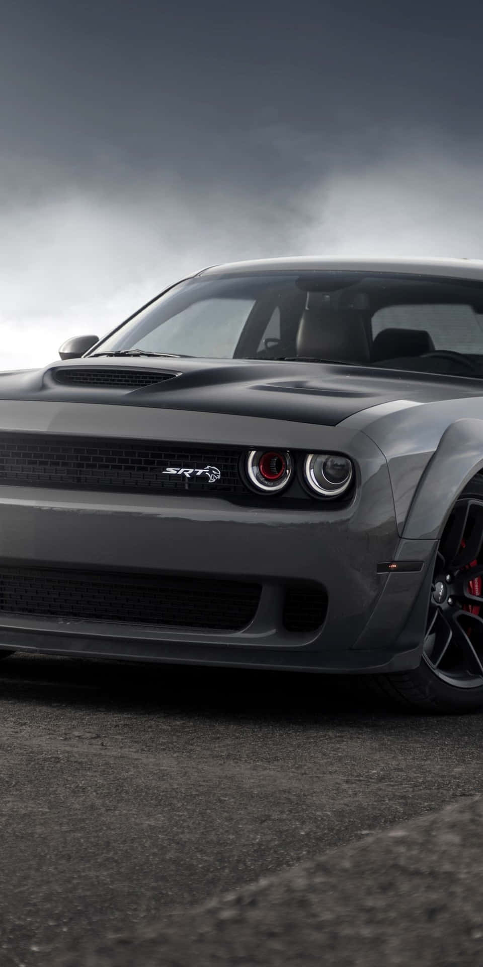“experience High-octane Power With The Dodge Hellcat.” Background