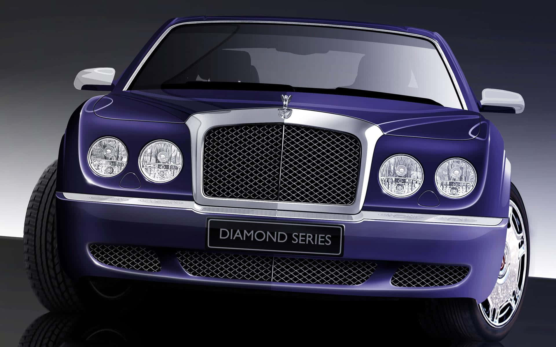 Experience Luxury On The Road With Diamond Car Background