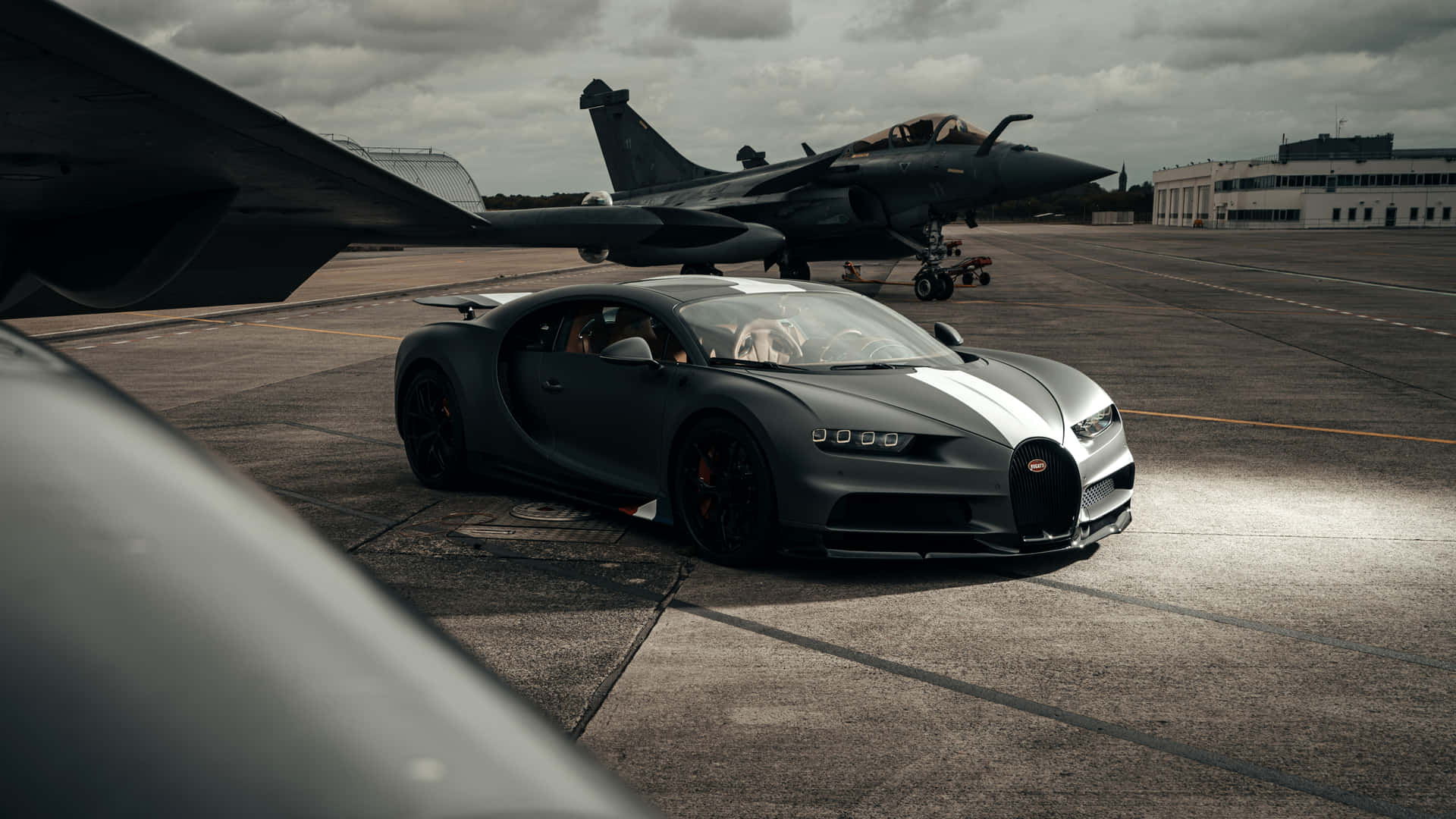 Experience Luxury With The Iconic Bugatti Car Background