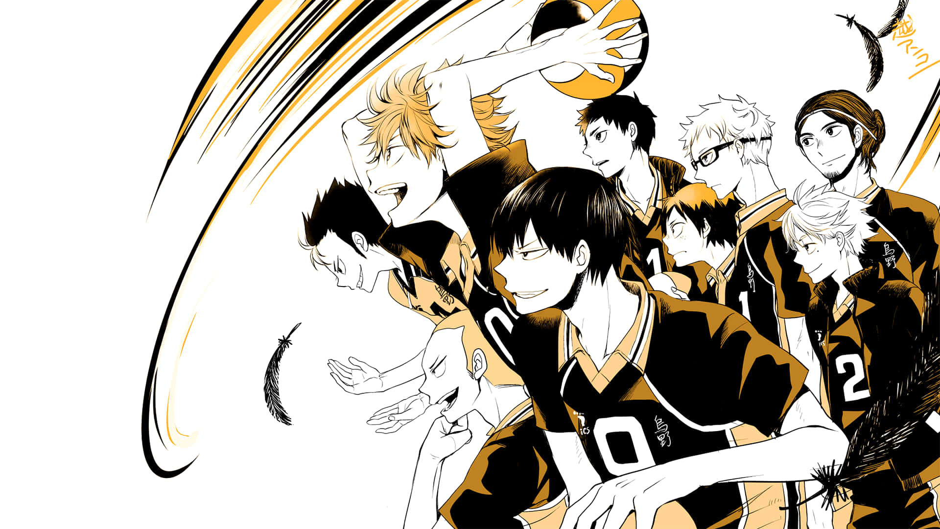 Experience Our Haikyuu Laptop And Enjoy Superior Performance Background