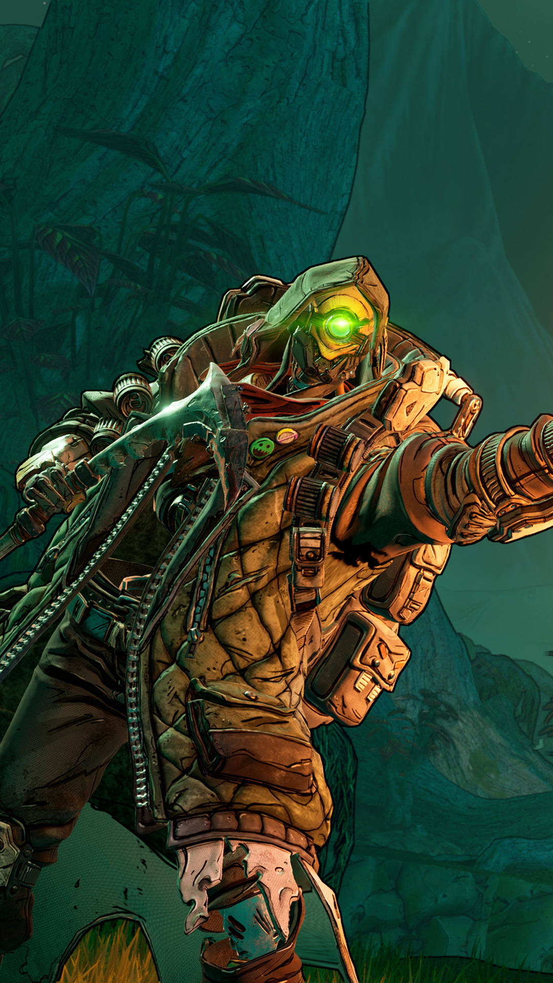Experience Outstanding Adventures With Borderlands On Your Iphone Background