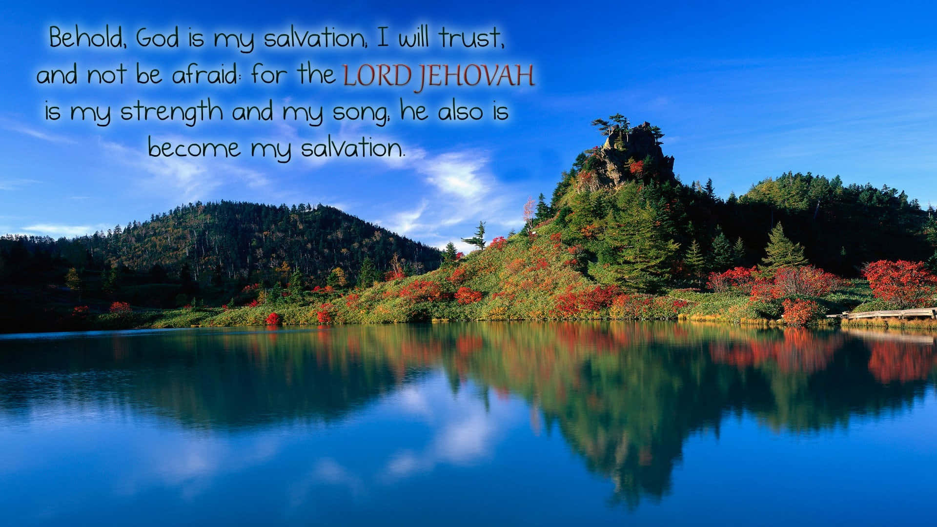 Experience Paradise Alongside Jehovah Background