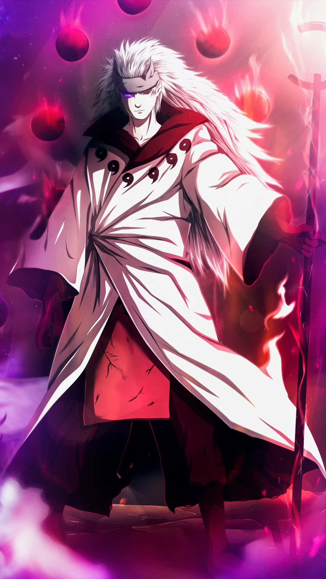 Experience Power, Design And Quality With The Uchiha Iphone Background